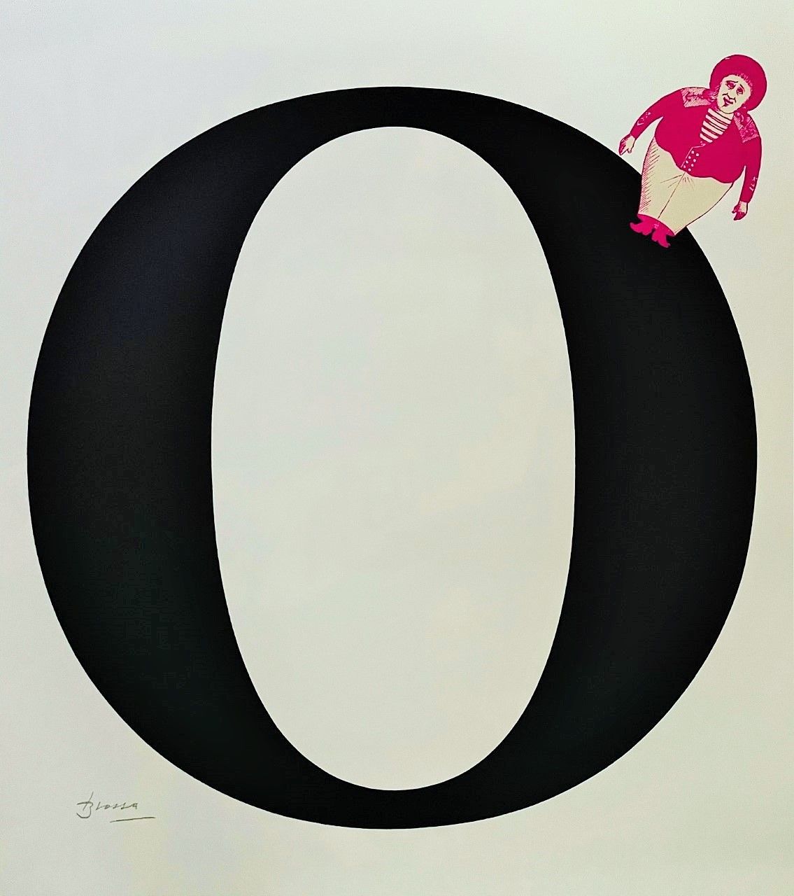 Joan BROSSA ( 1919 - 1998 ) Serigraphy "POESIE VISUELLE "Signed in the plate in &hellip;
