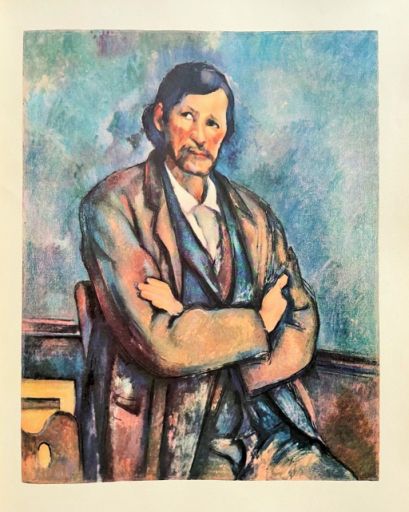 CEZANNE Paul (1839 - 1906) Stencil "THE CLOCKMAKER "From a work of the artist of&hellip;