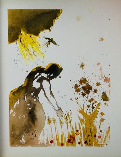 DALI Salvador ( d’après) (1904 - 1989) Lithographie"VOTRE VOLONTÉ DEVIENT COMME &hellip;