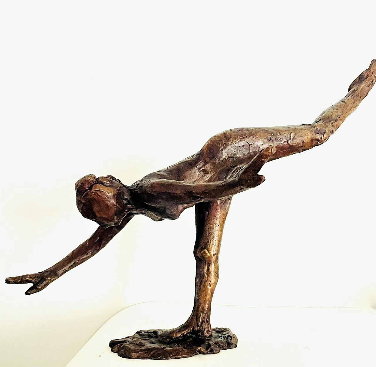 DEGAS Edgar ( d'aprés ) (1834-1917) Bronze à la cire perdue"GRANDE ARABESQUE TRO&hellip;