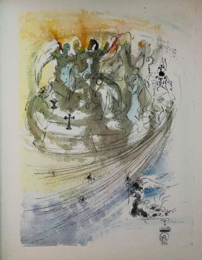 DALI Salvador ( d’après) (1904 - 1989) Lithographie"QUE TON NOM SOIT SANCTIFIÉ"S&hellip;