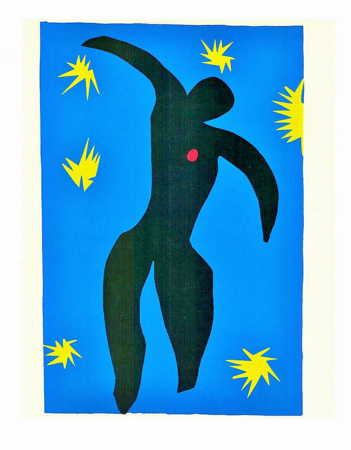 MATISSE Henri ( d'aprés ) (1869 - 1954) Print "ICARE "From a work of the artist &hellip;