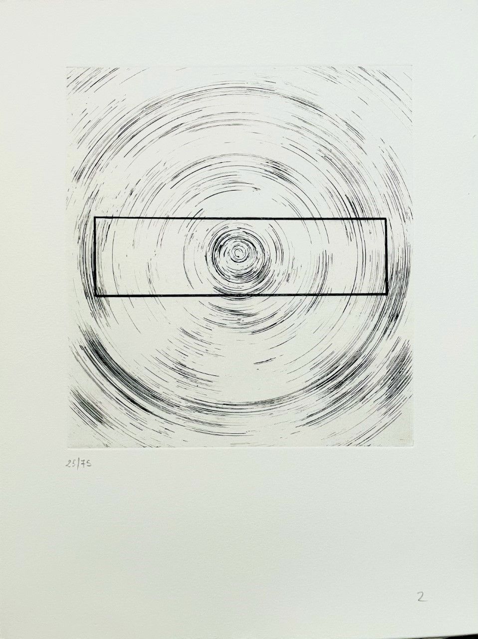 Vladimír ŠKODA ( 1942- ) 在艺术家的作品后刻上 "COMPOSITION"。左下角的铅笔编号为25/75，摘自艺术家的豪华对开文件夹，原&hellip;