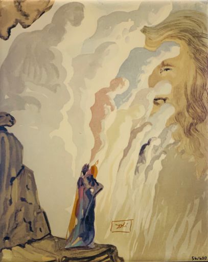 DALI Salvador ( d’après) (1904 - 1989) 铬版画 "无标题"，在版的中下方签名。1960年编辑的，是《神曲》系列的一部分。该&hellip;
