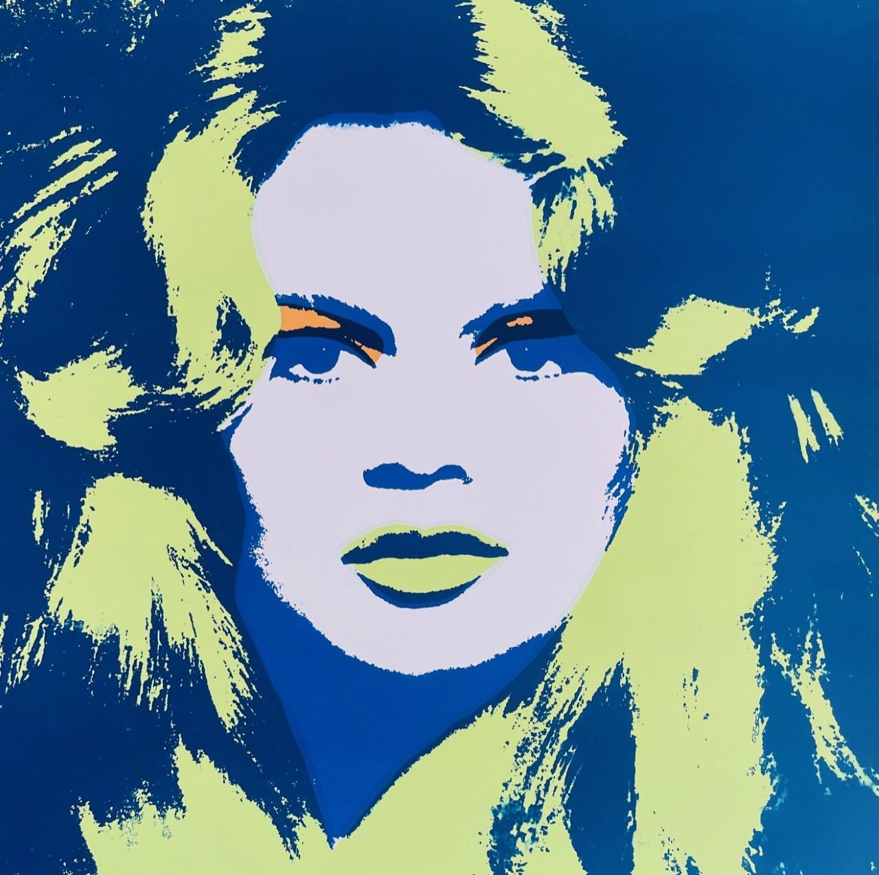 WARHOL Andy (d'après) (1928 - 1987) Serigrafia "BRIGITTE BARDOT "Dalla serigrafi&hellip;