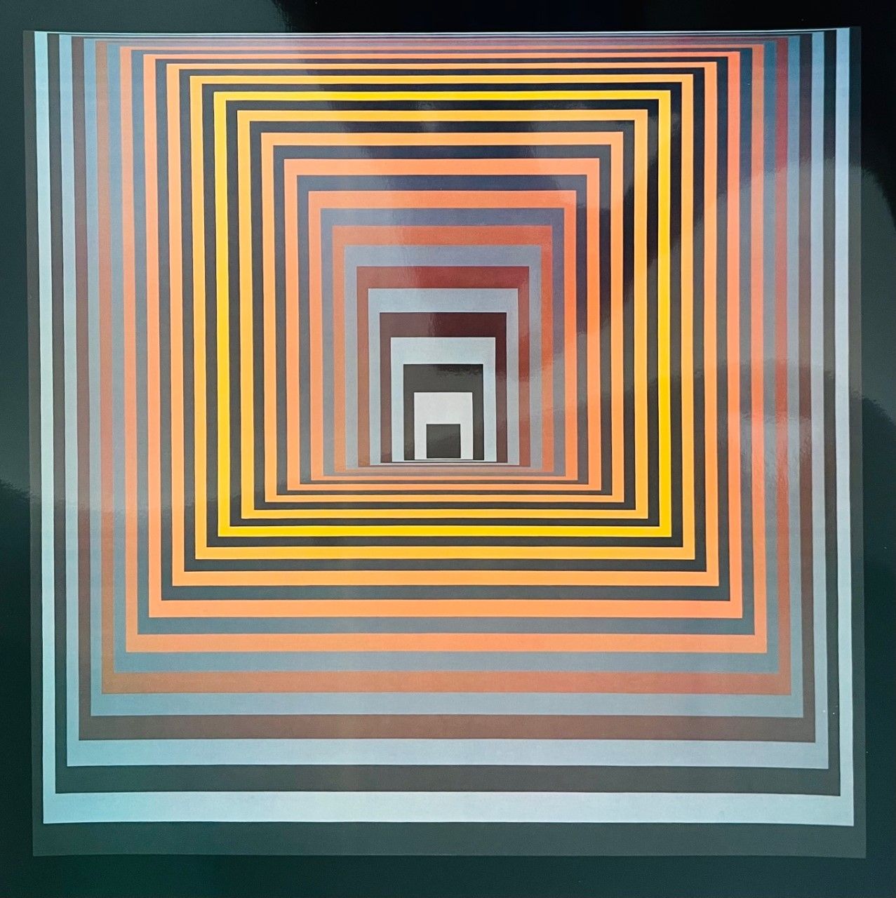 Null VASARELY Victor (1908 - 1997). Héliogravure"COMPOSITION"D'après une œuvre d&hellip;