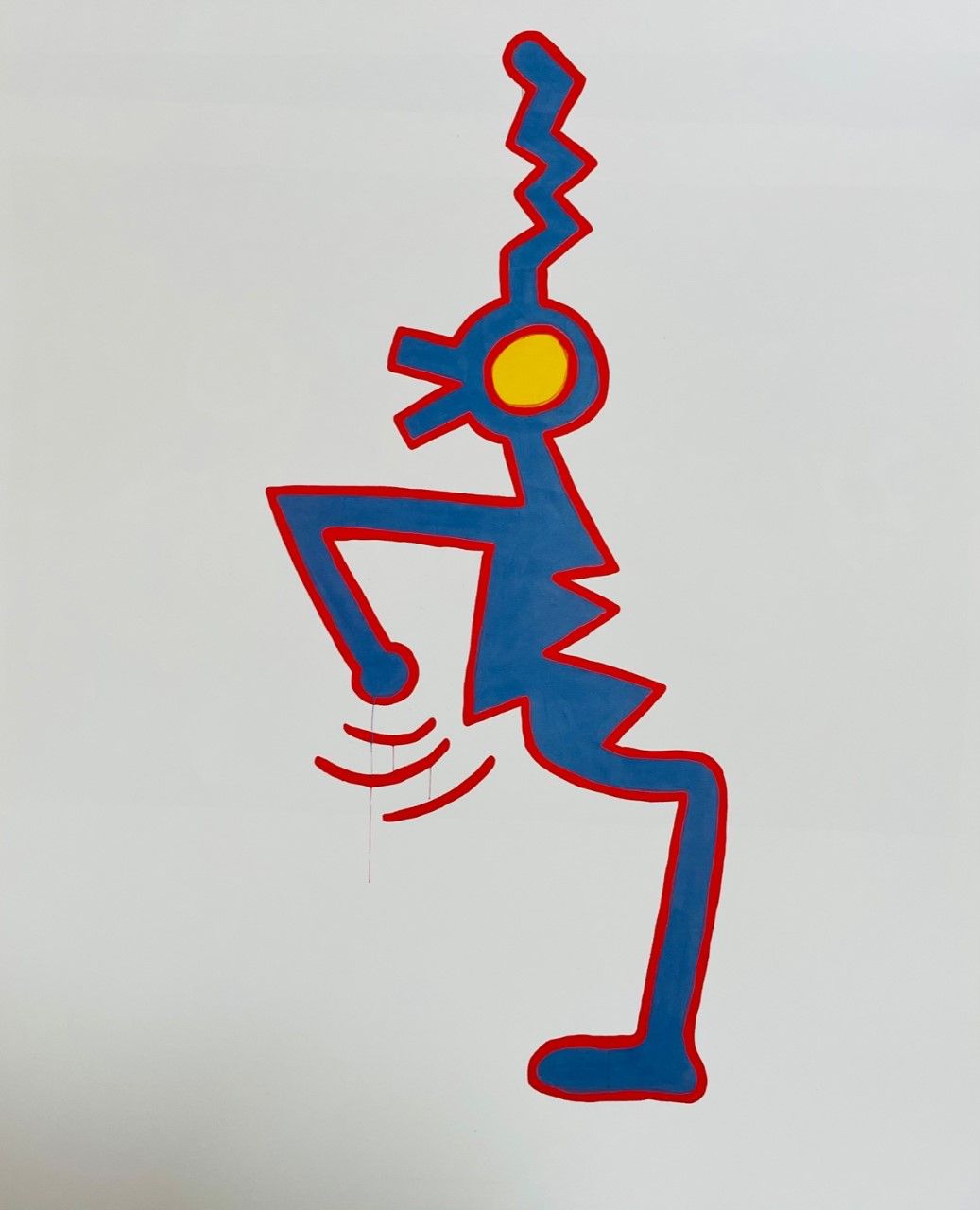 HARING Keith (1958 - 1990) Print"UNTITLED"D'après l'œuvre de l'artiste de , édit&hellip;