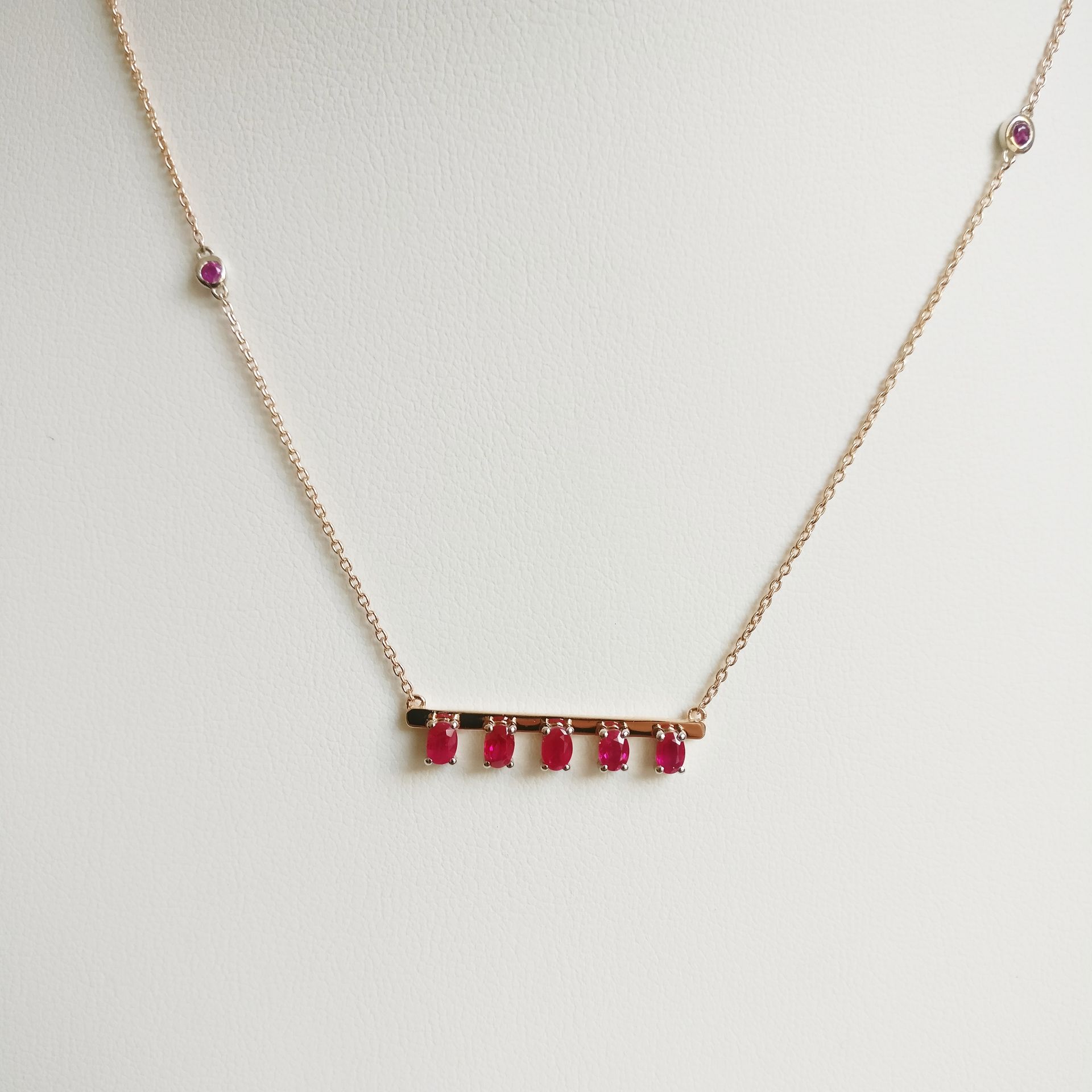 Ruby Necklace with Pendant 1.15ct Ruby Necklace with Pendant
- Material: 18 kt. &hellip;