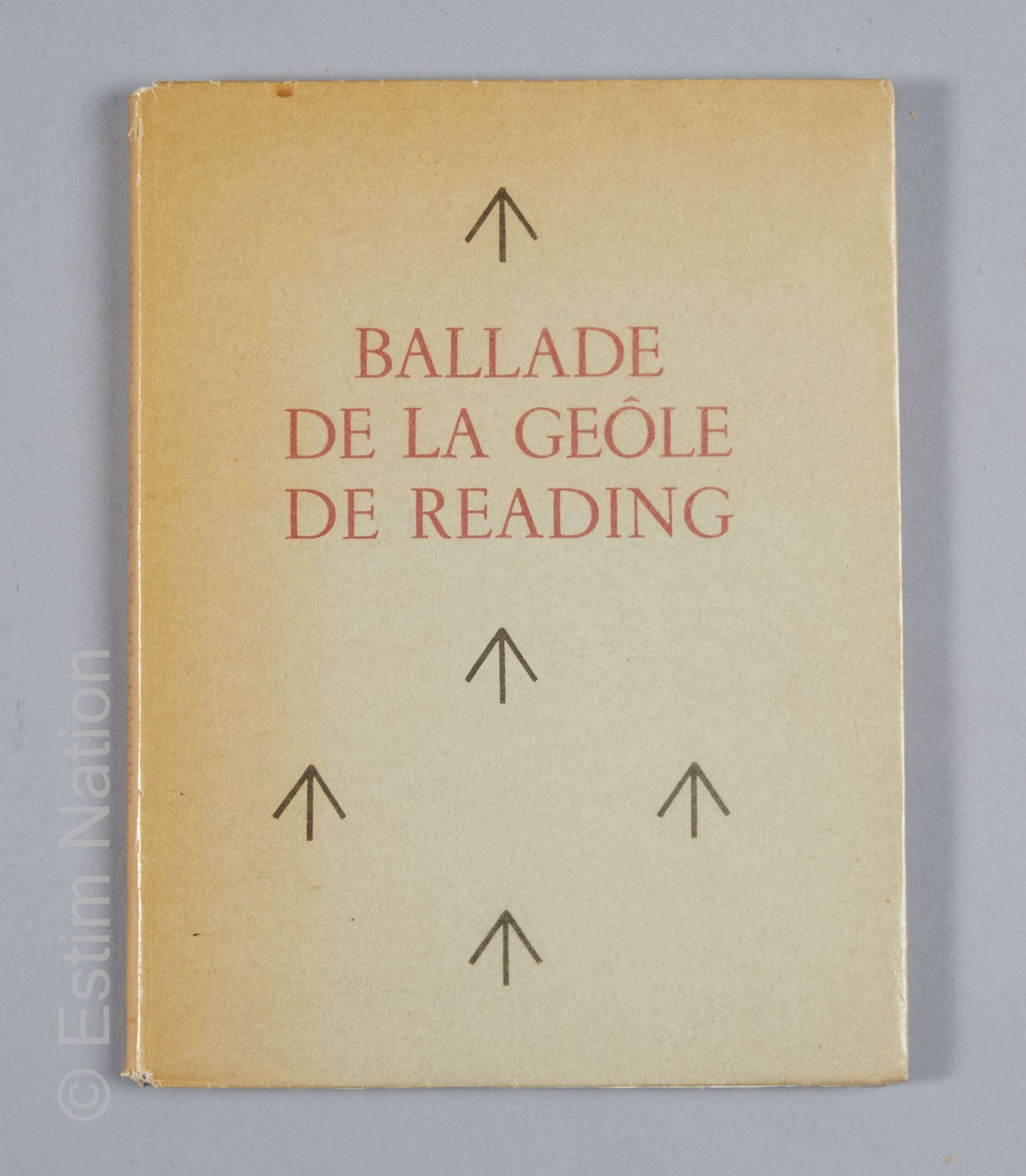 LITTERATURE - WILDE WILDE (Oscar), Balade de la geôle de Reading, Librairie Marc&hellip;
