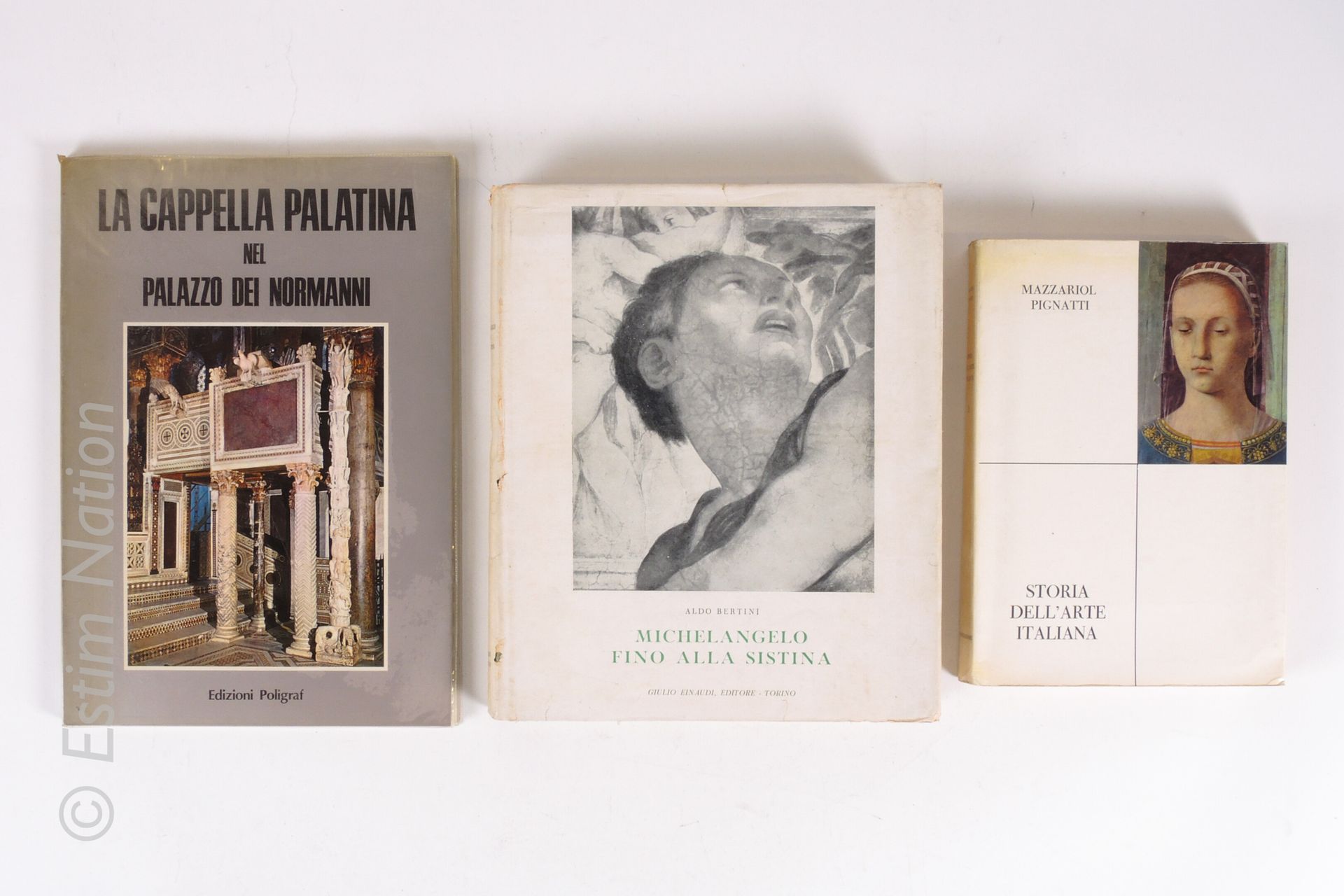 ART ITALIEN Ensemble de 3 volumes sur le thème de l'ART ITALIEN en italien. 



&hellip;
