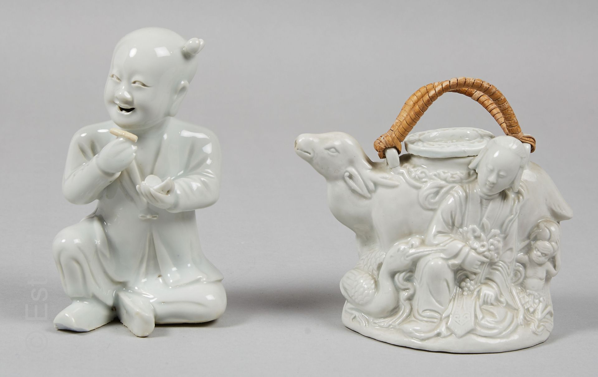 CHINE - PORCELAINES Chine



Enfant rieur

Sujet en porcelaine émaillée blanche &hellip;