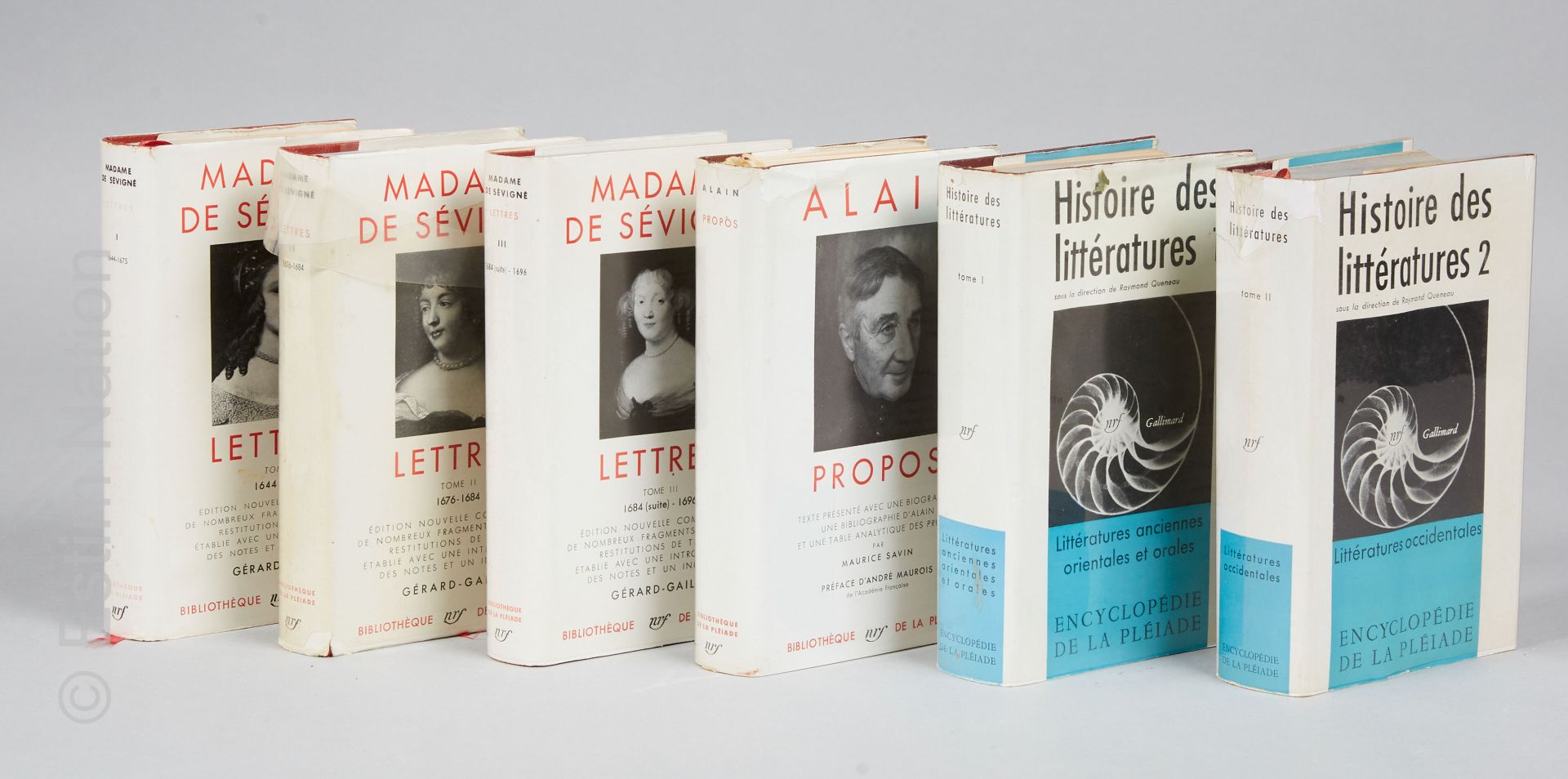 LITTÉRATURE Ensemble de 6 volumes comprenant : 



-MADAME DE SEVIGNE, Lettres, &hellip;