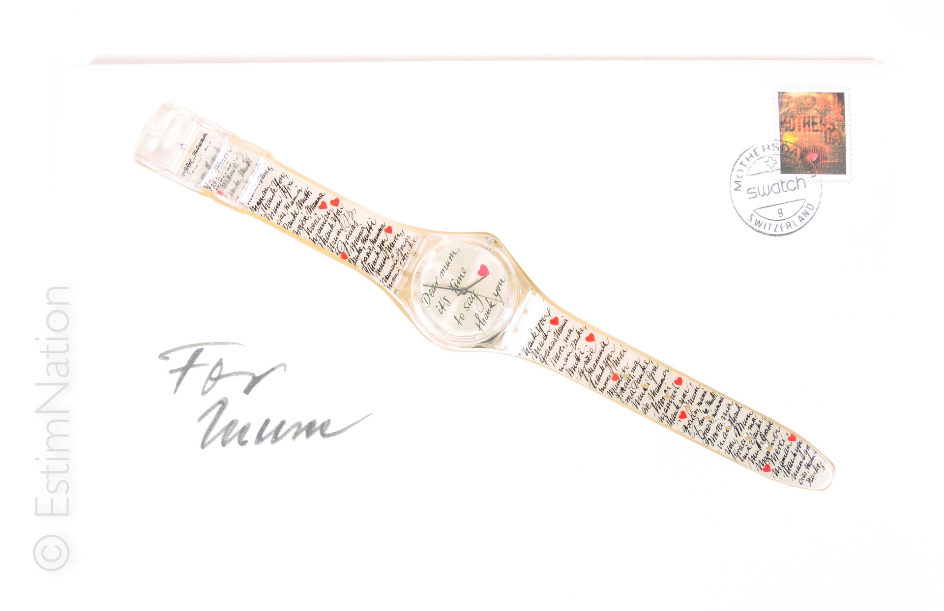 SWATCH - DEAR MUM - 1999 色卡 - 亲爱的妈妈

原创：绅士



1999年母亲节特别版，装在模拟邮票信封的展示盒中，标准型手表，银色&hellip;