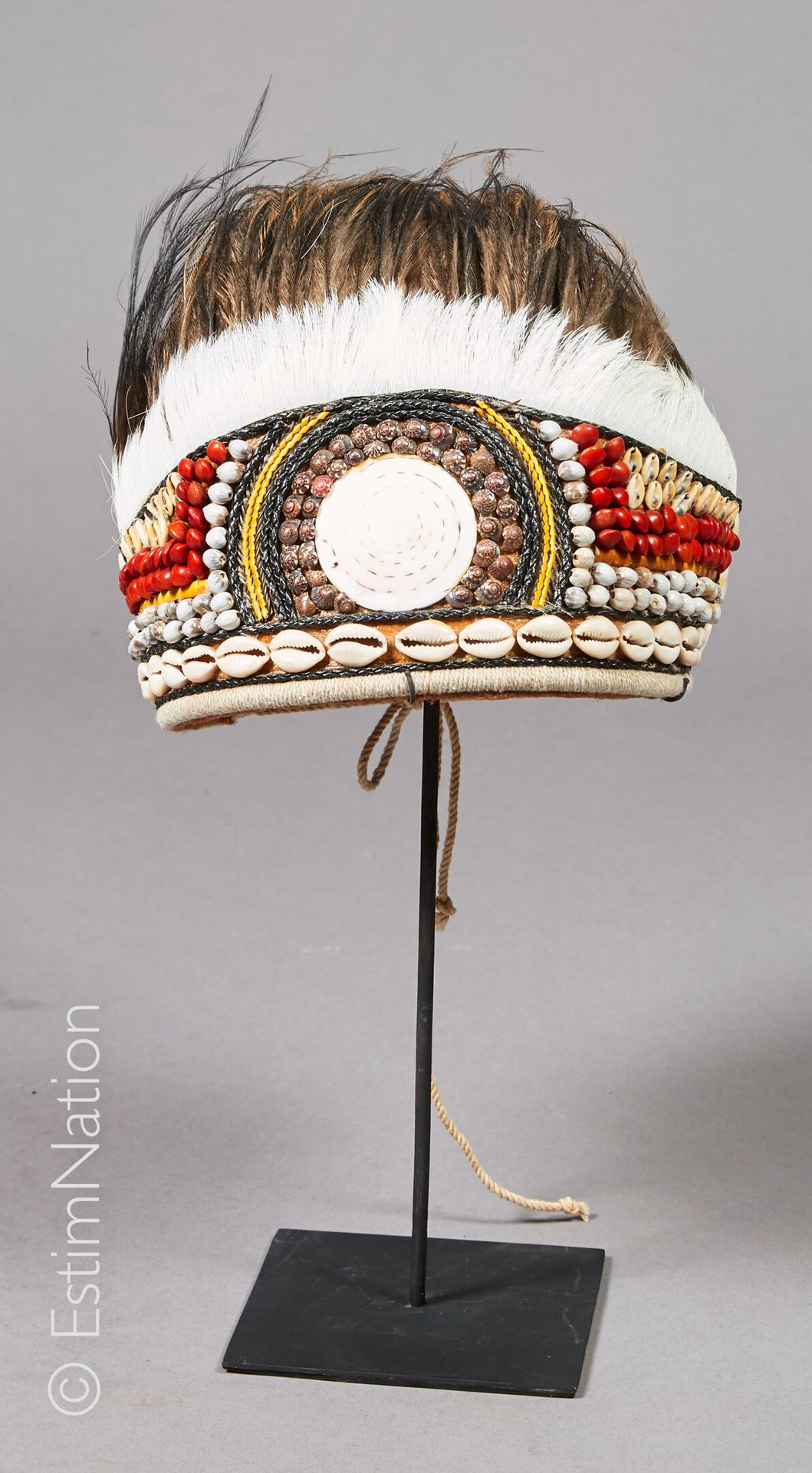 PAPOUASIE - NOUVELLE GUINEE PAPUA - NEW GUINEA



Headdress made of vegetable fi&hellip;