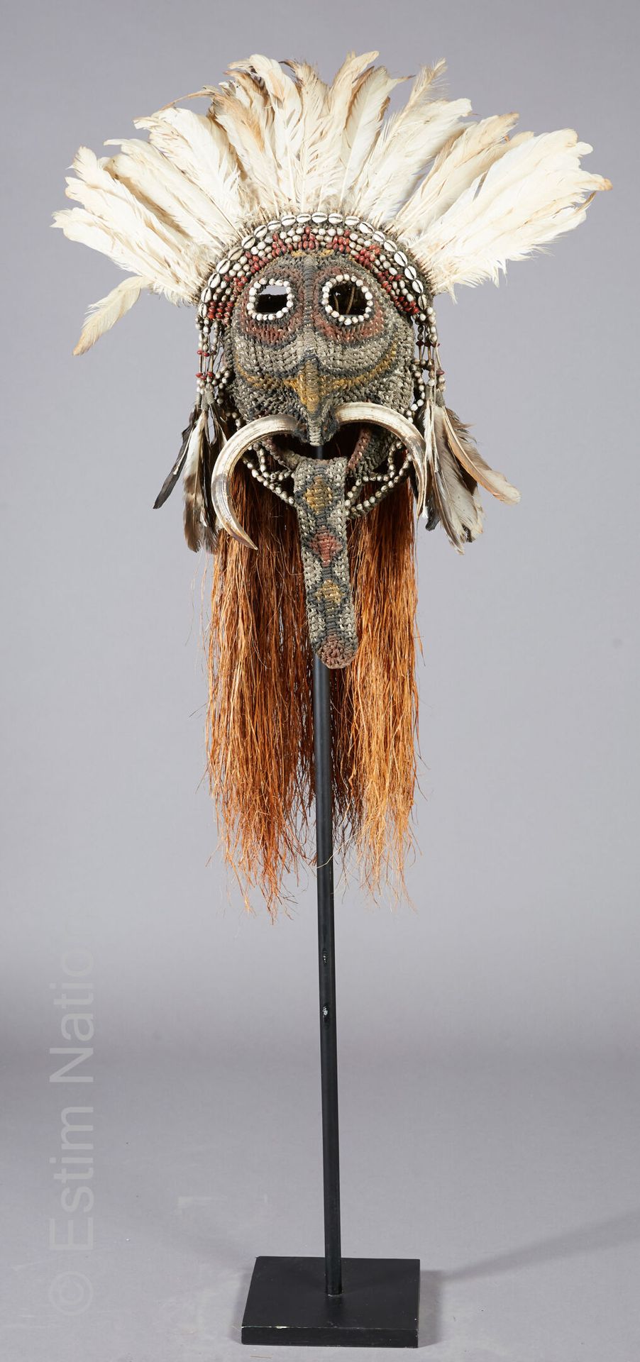 ASMAT - IRIAN JAYA 
ASMAT. IRIAN JAYA.























Headdress made of &hellip;