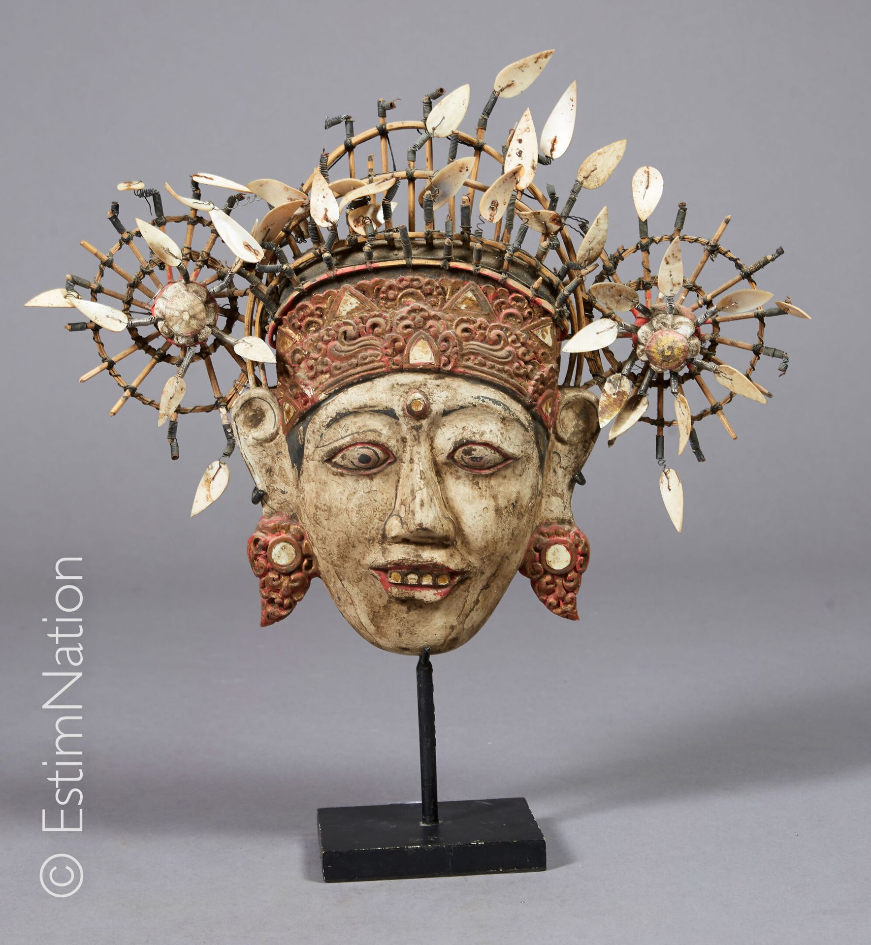 BALI BALI



Galuh mask made of wood with a polychrome patina and decorated with&hellip;