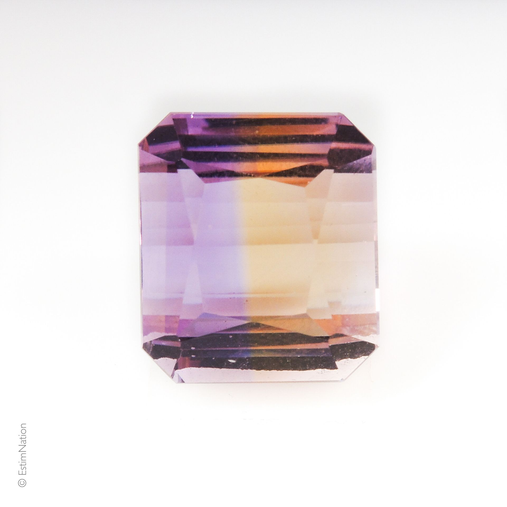 AMETRINE 16.38 CARAT Octagonal faceted ametrine weighing approximately 16.38 car&hellip;