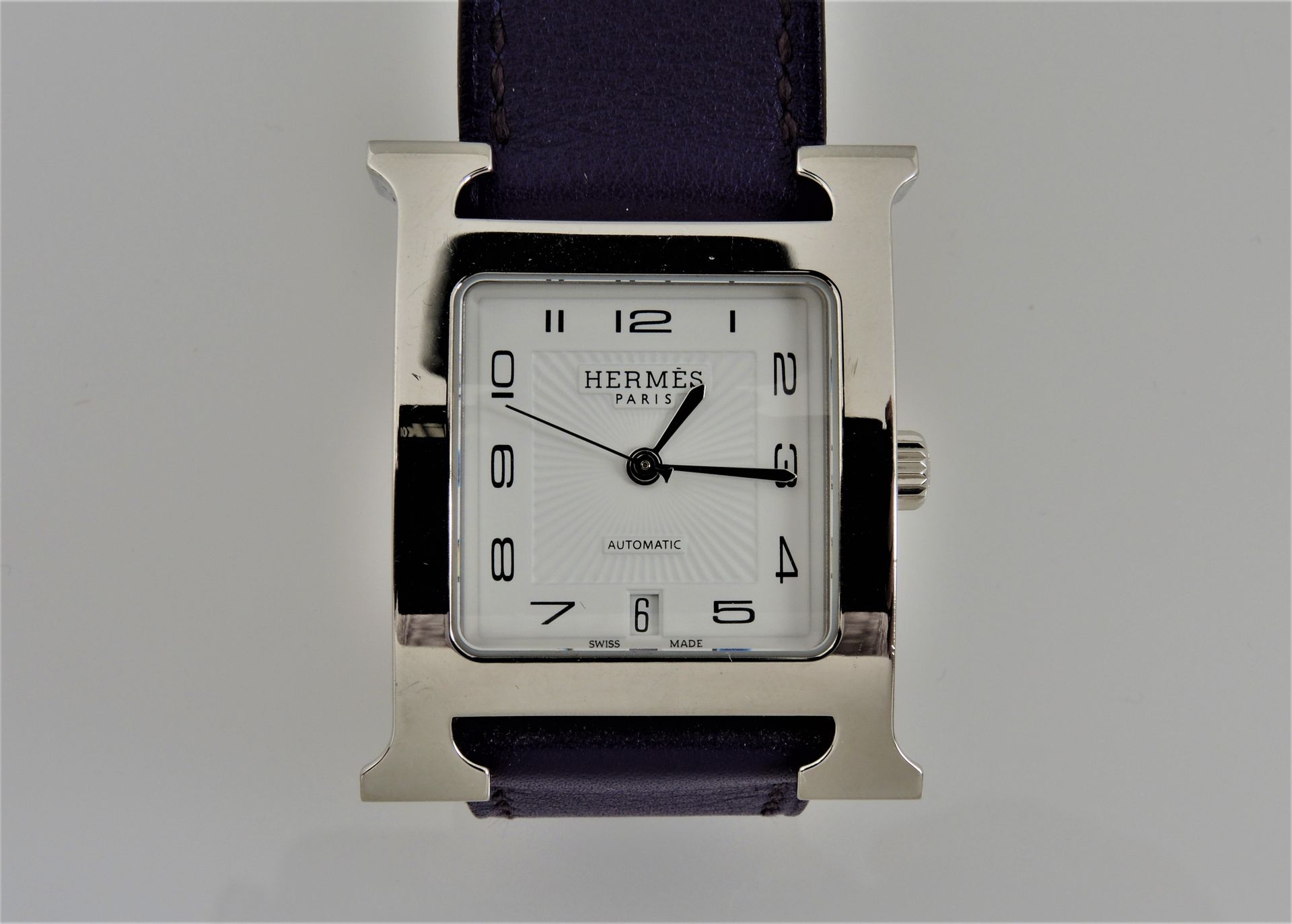 HERMES "L'Heure H", modelo grande, Ref. HH2.510

Reloj de pulsera de acero inoxi&hellip;