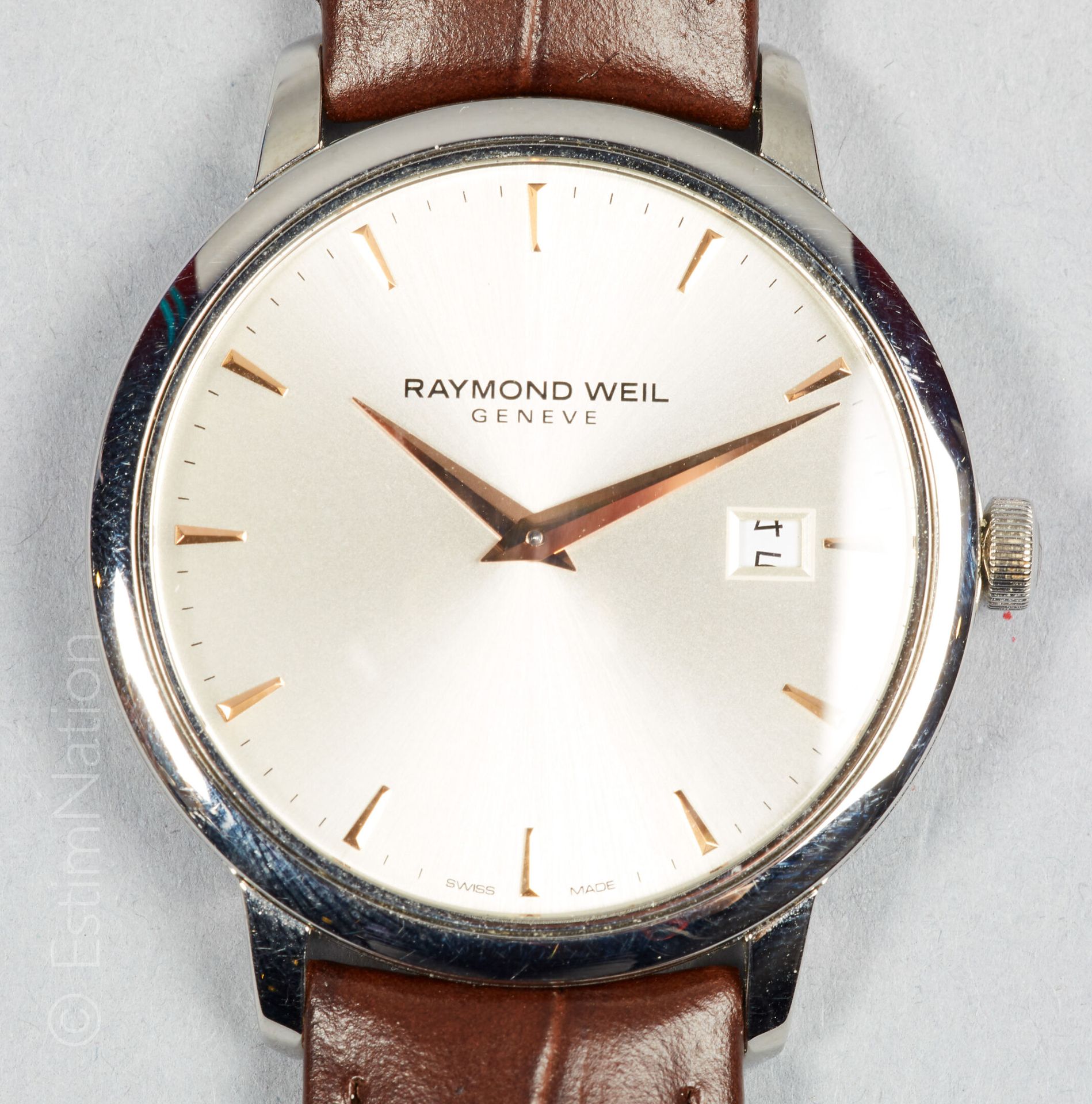 RAYMOND WEIL Raymond Weil

Steel town watch with quartz movement.

- Round steel&hellip;