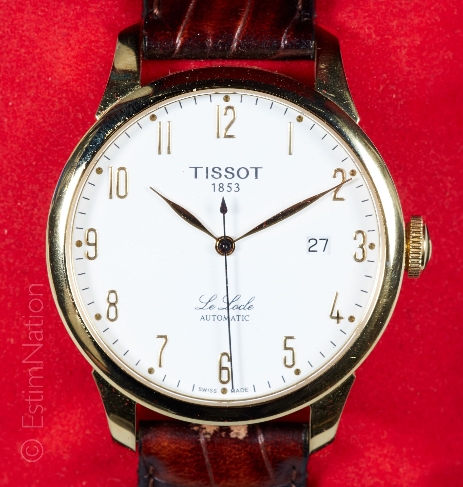 TISSOT Tissot

City watch in gilt metal with automatic movement.

- Round gilt m&hellip;
