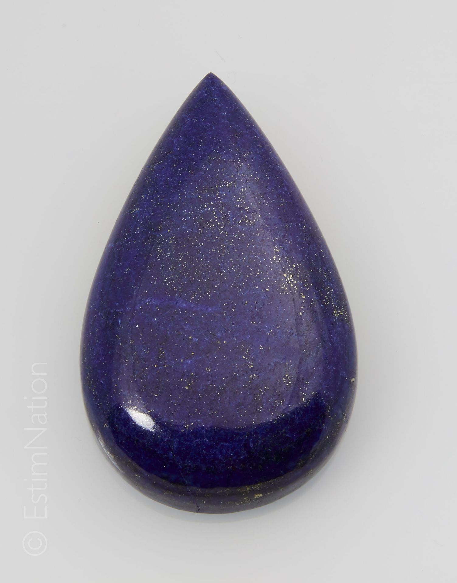 LAPIS LAZULI 594 CARAT Important lapis lazuli pear cabochon weighing approximate&hellip;