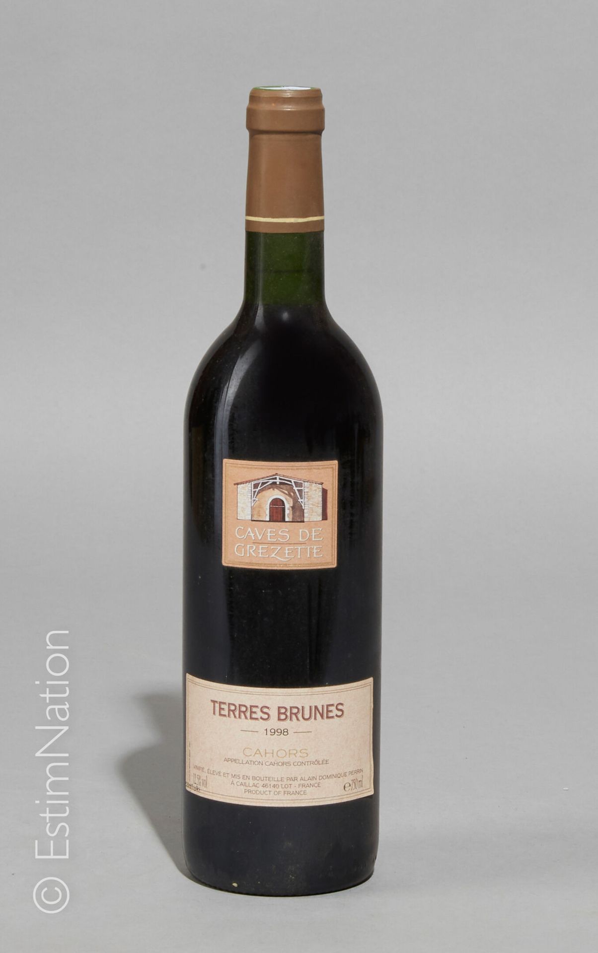 DIVERS 
1 bouteille Cahors 1998 Terres Brunes