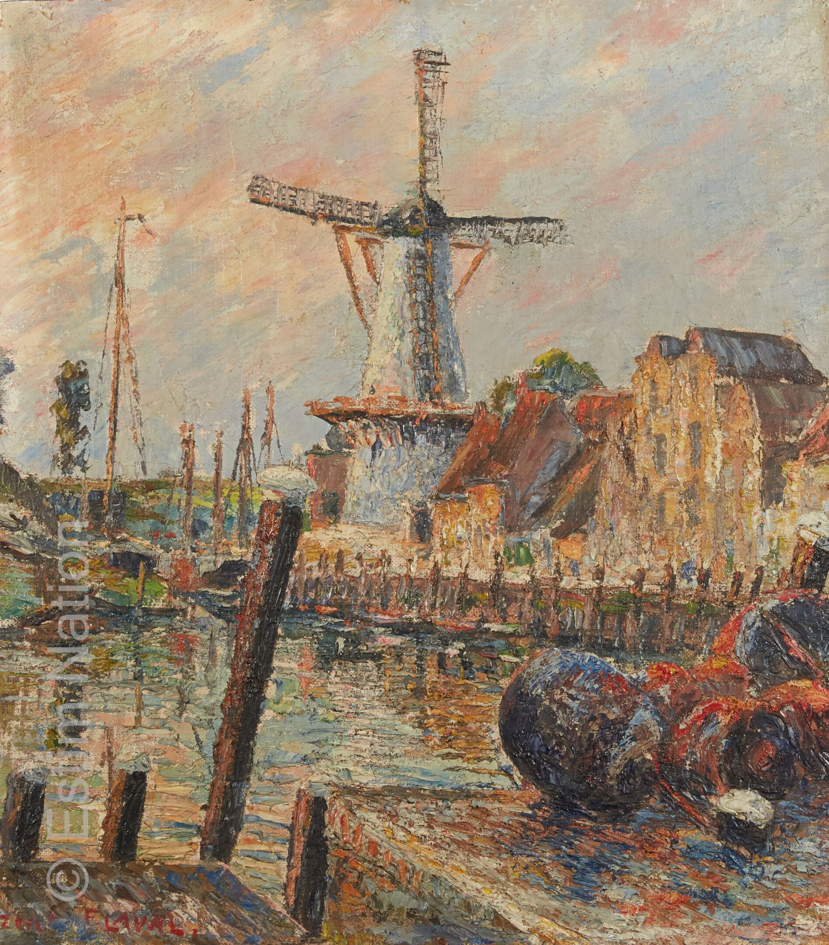 ART DU XXE SIECLE - LAVAL Fernand LAVAL (1886/95-1966)



Le moulin en bord de c&hellip;