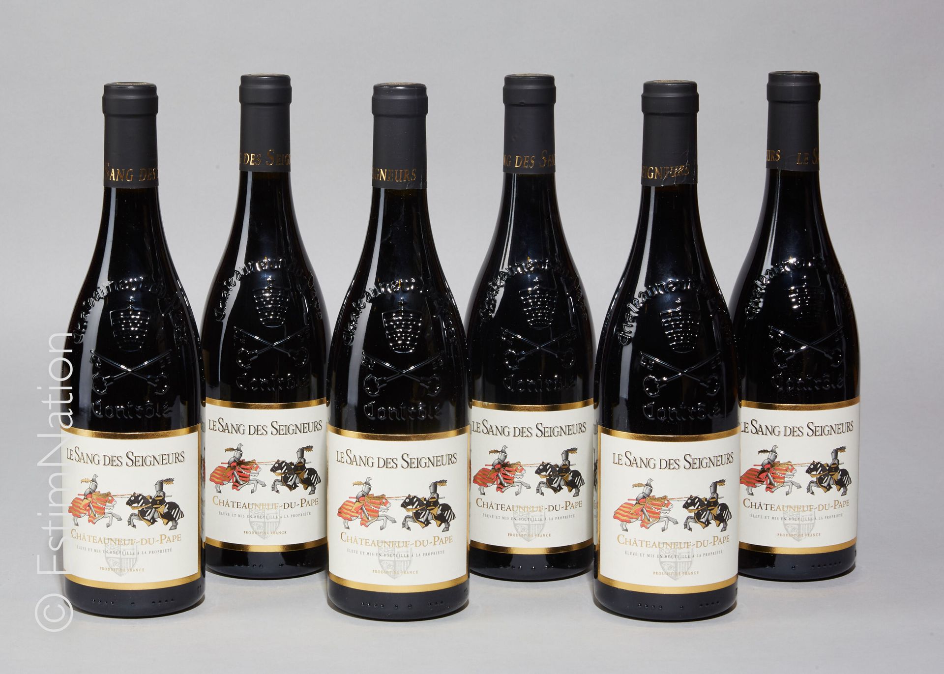 RHÔNE 6 botellas Châteauneuf du Pape 2019 Le Sang des Seigneurs
