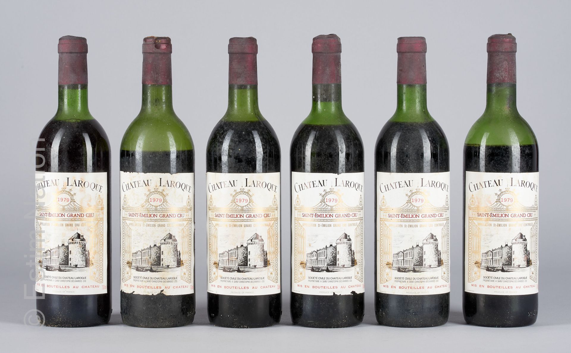 BORDEAUX 6 bouteilles Château Laroque 1979 Saint Emilion Grand Cru

(N. Lb, E. A&hellip;
