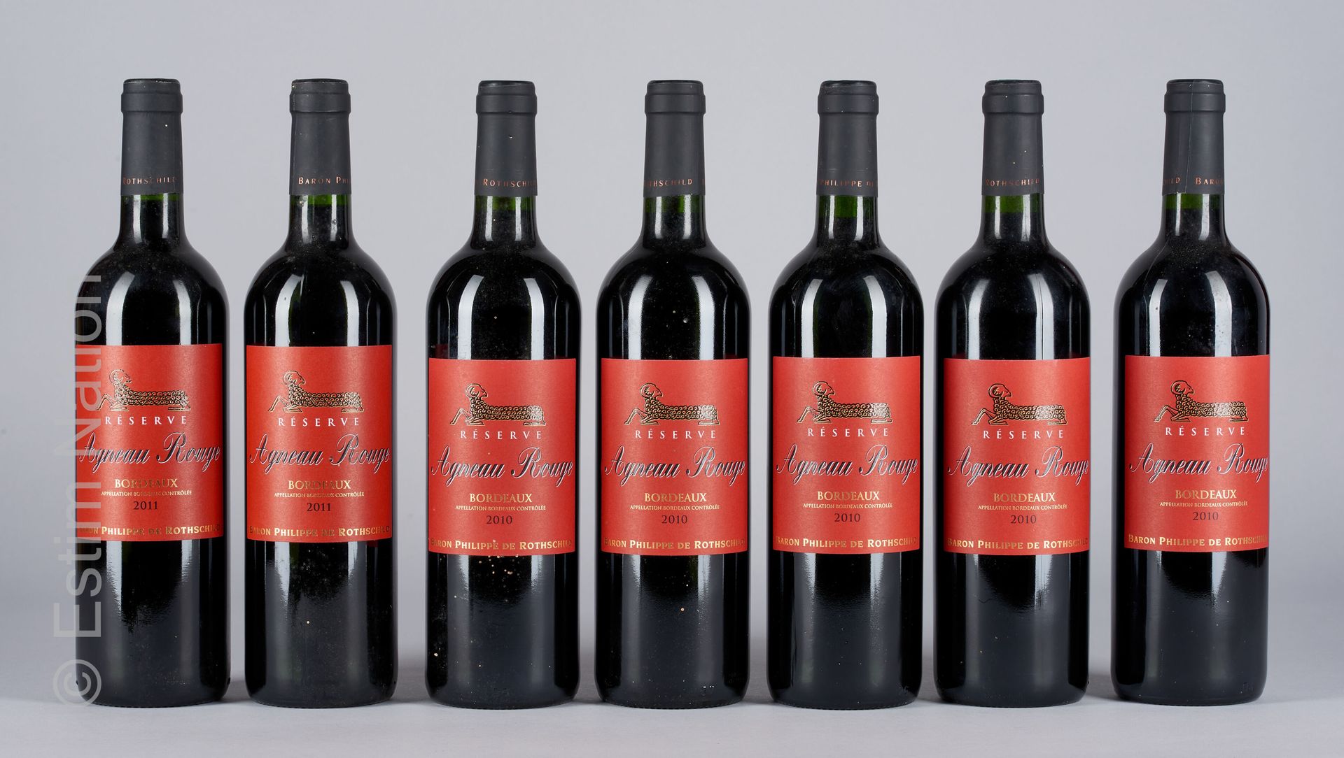 BORDEAUX 12 bottiglie: 5 Agnello Rosso 2007 Bordeaux, 5 Agnello Rosso 2010 Borde&hellip;