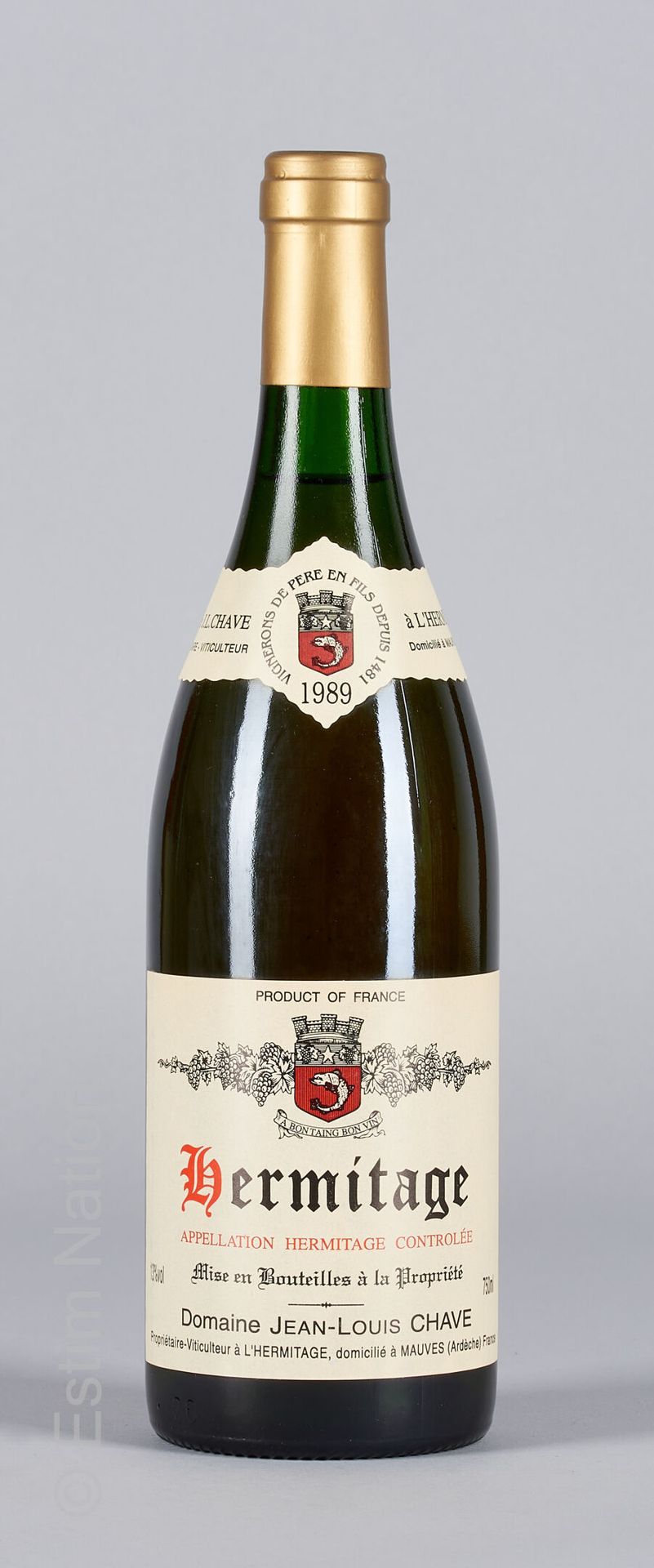 HERMITAGE BLANC 1 bouteille HERMITAGE 1989 Jean-Louis Chave (blanc)

(N. Entre 2&hellip;