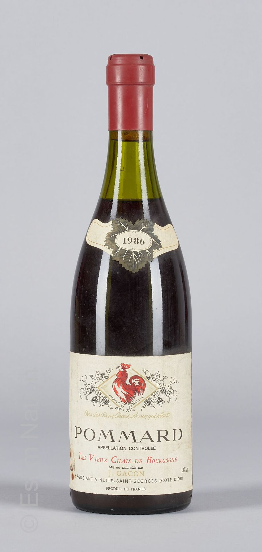 BOURGOGNE 波马尔1986年勃艮第老酒1瓶 J. Gacon

(N. 在3和5厘米之间，E. F, lm, t, B. Tl下降)