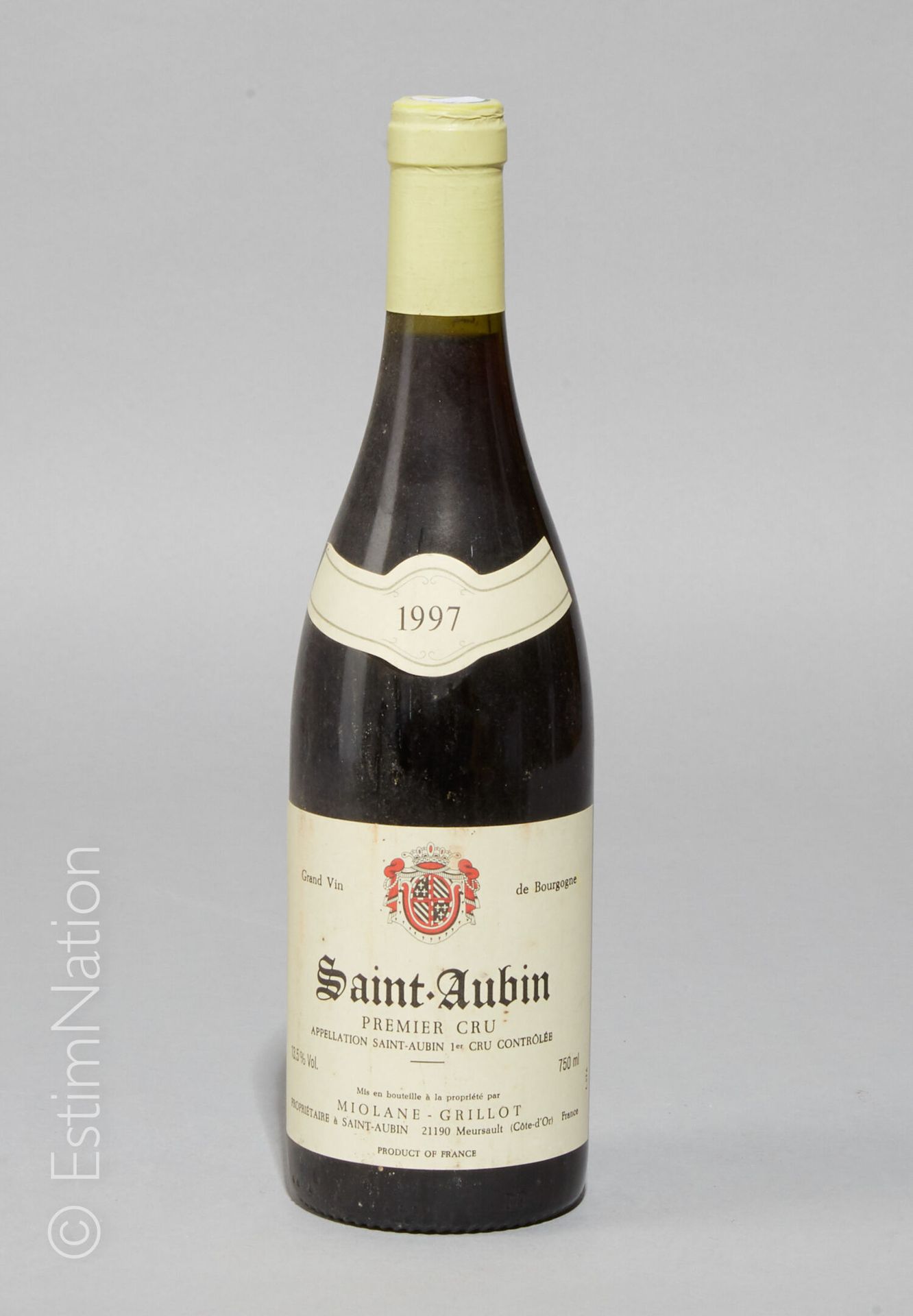 BOURGOGNE 1 Flasche Saint-Aubin 1997 1er Cru Grillot. 

(E. A, m, tlg)