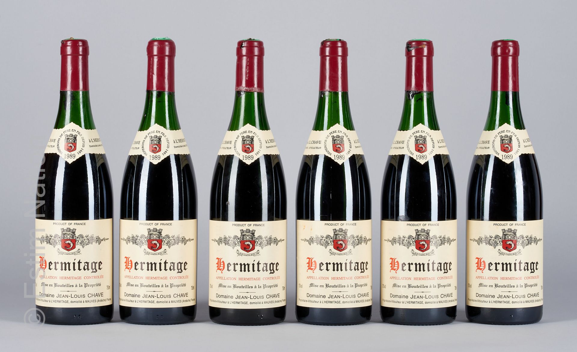 HERMITAGE ROUGE 12 bouteilles HERMITAGE 1989 Jean-Louis Chave

(N. 2 entre 2,5 e&hellip;