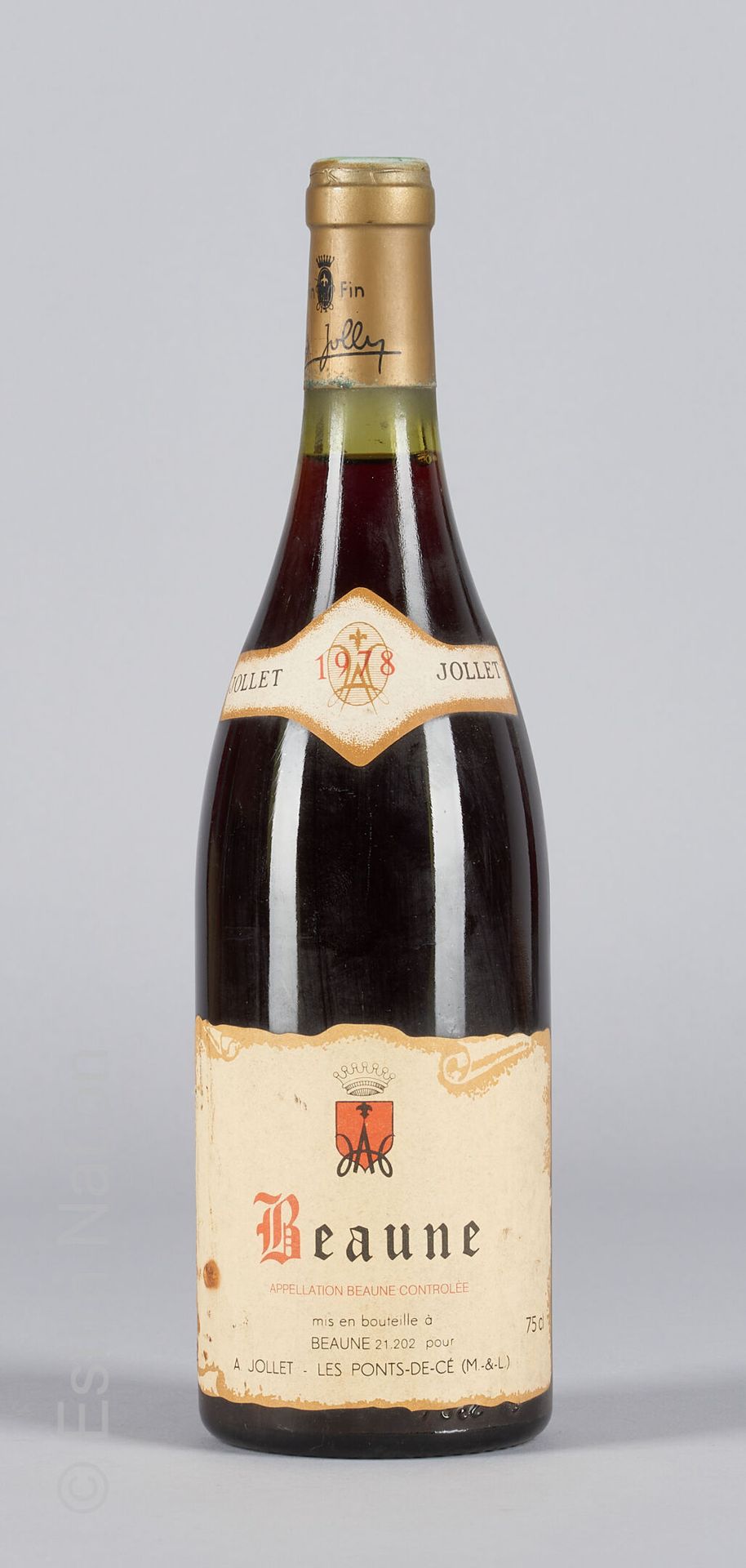 BOURGOGNE 1 bouteille de Beaune 1978 Les ponts de Ce Mau

(E. F, lt)