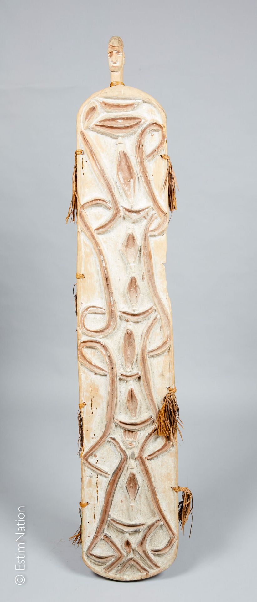 IRIAN JAYA - ASMAT IRIAN JAYA - ASMAT 



Bouclier en bois sculpté et pigments n&hellip;
