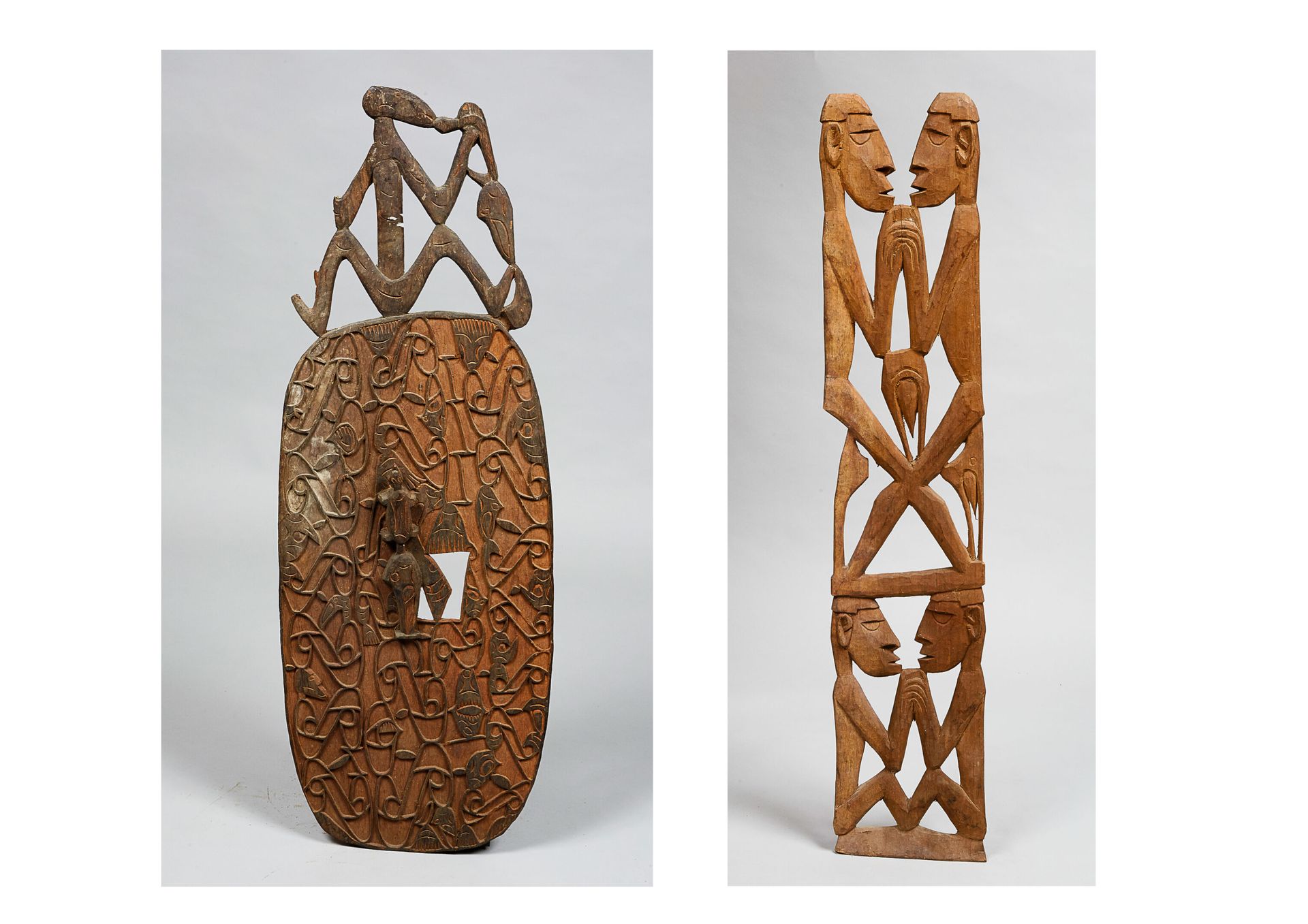Irian Jaya 
IRIAN JAYA - MIMIKA - ASMAT









Planche rituelle en bois sculpt&hellip;