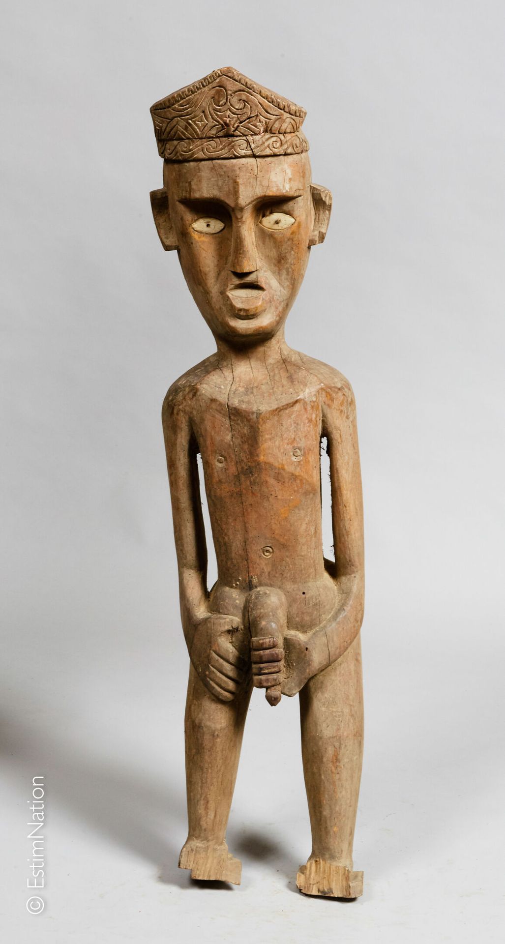 SULAWESI - TORAJA SULAWESI - TORAJA



Sujet en bois sculpté figurant un homme d&hellip;