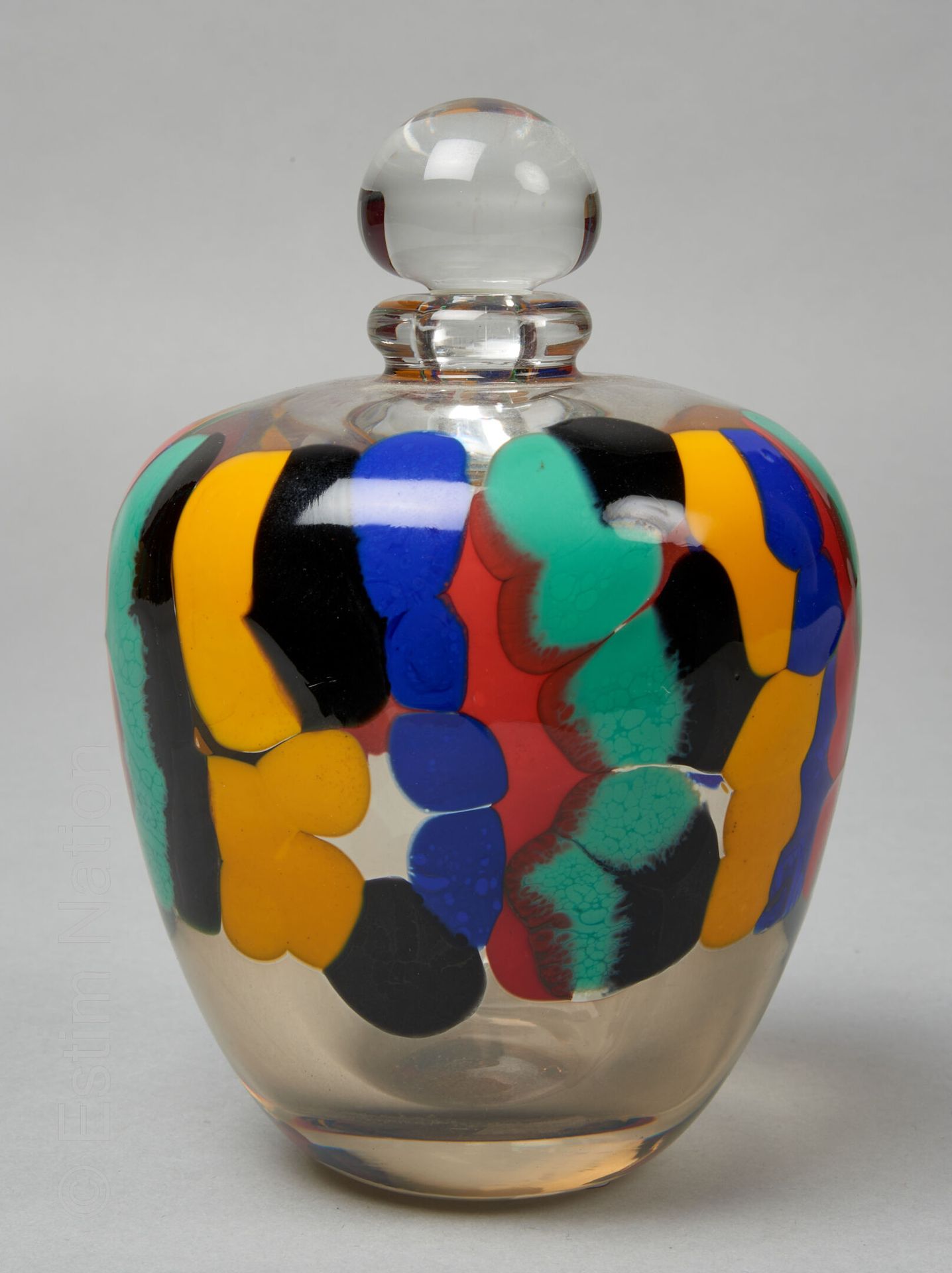 VERRERIE CONTEMPORAINE - CARCIN Jean-Luc CARCIN (1954)

Flacon en verre soufflé &hellip;