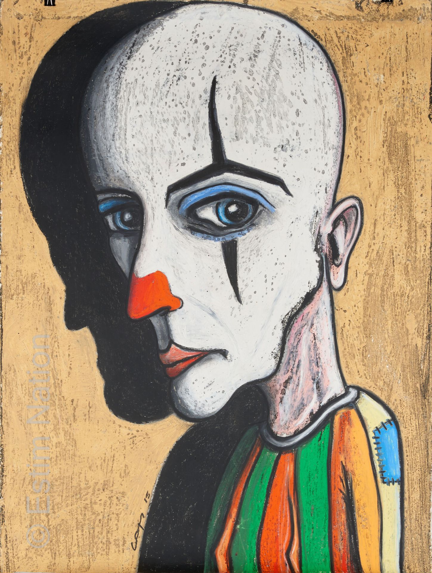 ART CONTEMPORAIN - LAPS - DIVERS Eric LAPS (1968)

Clown

Gouache sur papier, si&hellip;