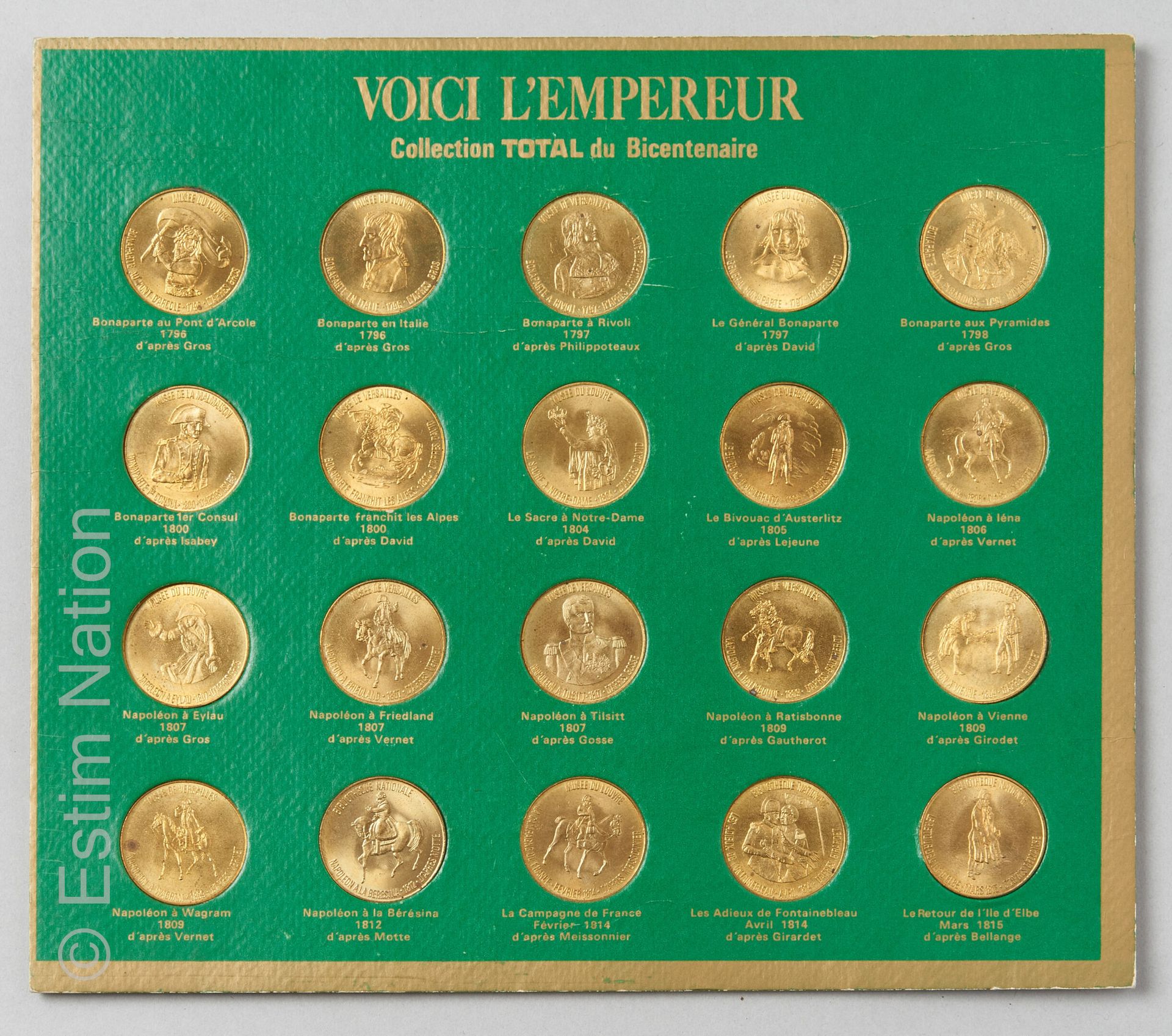 SOUVENIRS HISTORIQUES - EMPIRE "Voici l'Empereur, Collection Total du bicentenai&hellip;