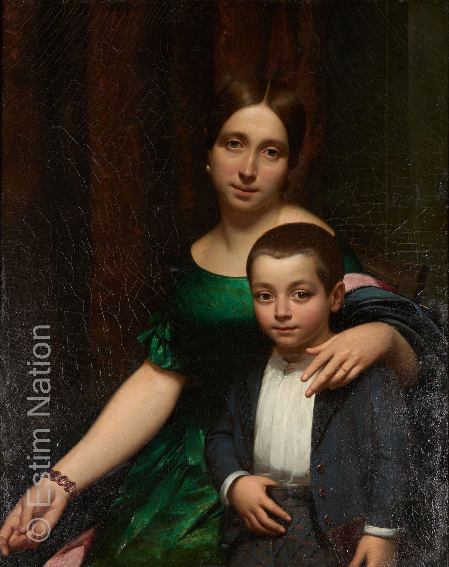 ARTS DU XIXE SIECLE - DUPRE Georges DUPRÉ (1807-1853)

Portrait de famille : mèr&hellip;