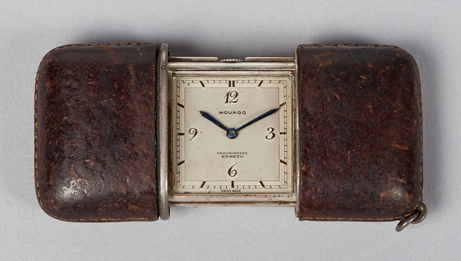 MOVADO - EMERTO Movado
Emerto Chronometer 
Taschen- oder Bürouhr aus Silber 935 &hellip;