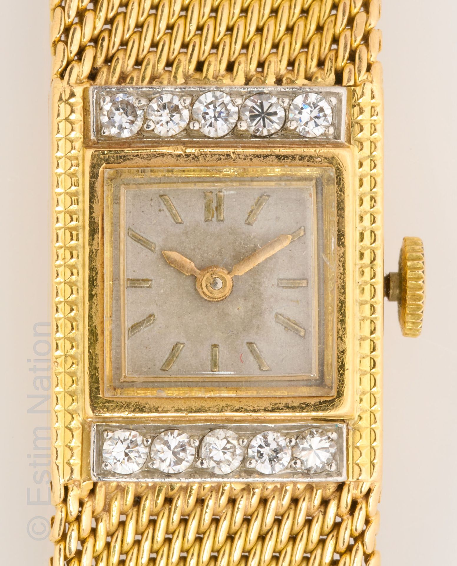 MONTRE DE DAME EN OR Reloj de ciudad en oro amarillo de 18 quilates 750 milésima&hellip;