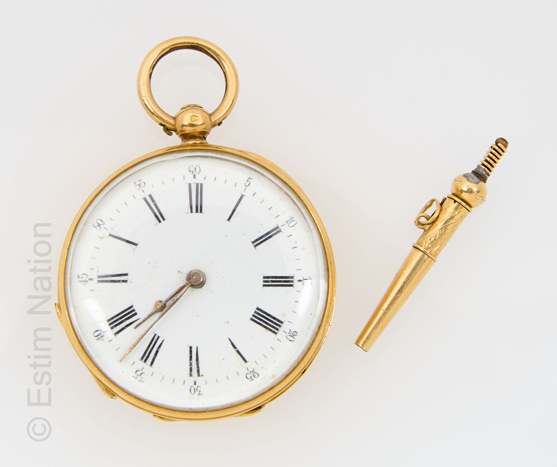 MONTRE DE COL OR Reloj de cuello en oro amarillo de 18 quilates 750 milésimas co&hellip;