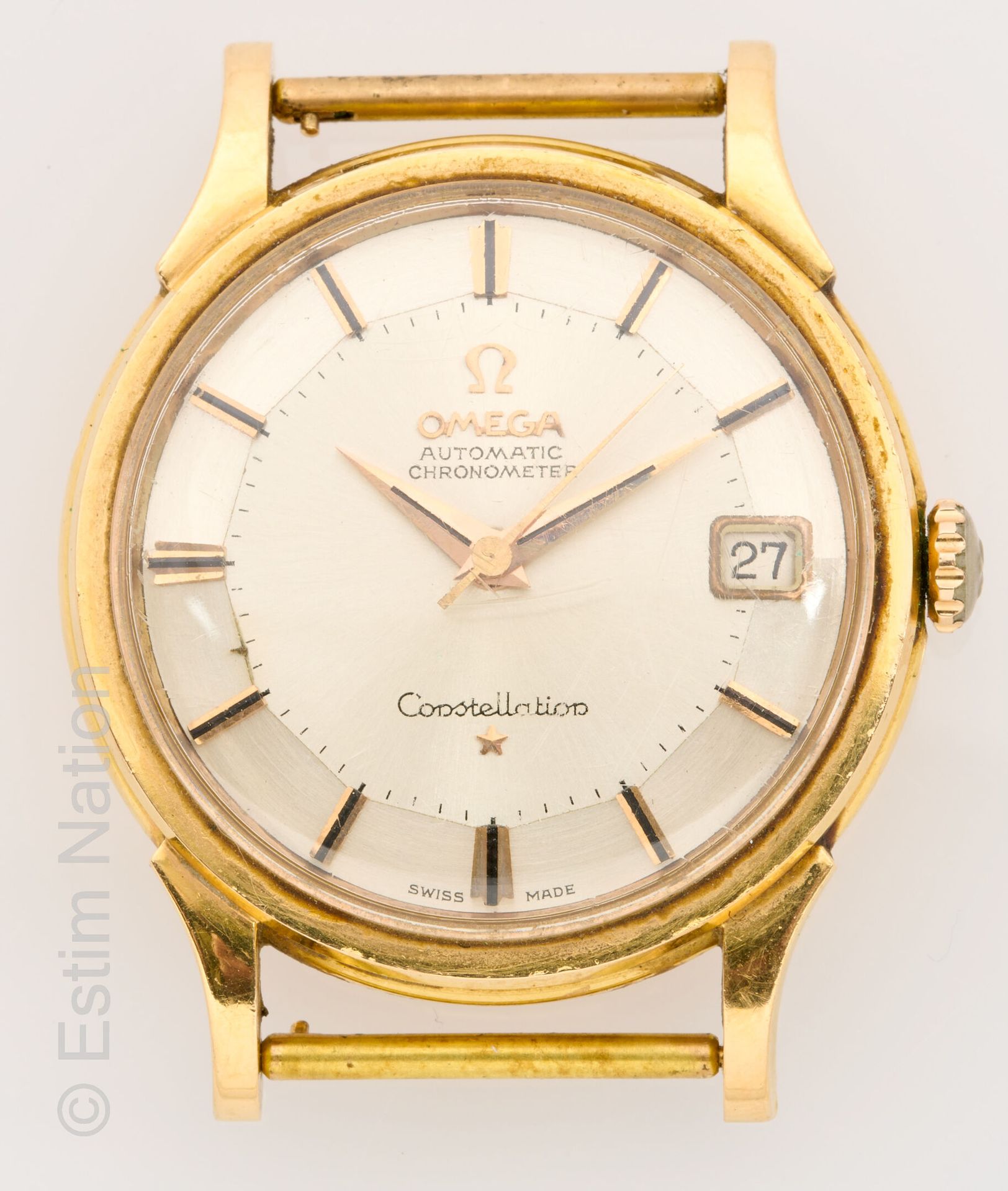 OMEGA OMEGA Constellation "Pie Pan
City watch in 18K yellow gold 750 thousandths&hellip;