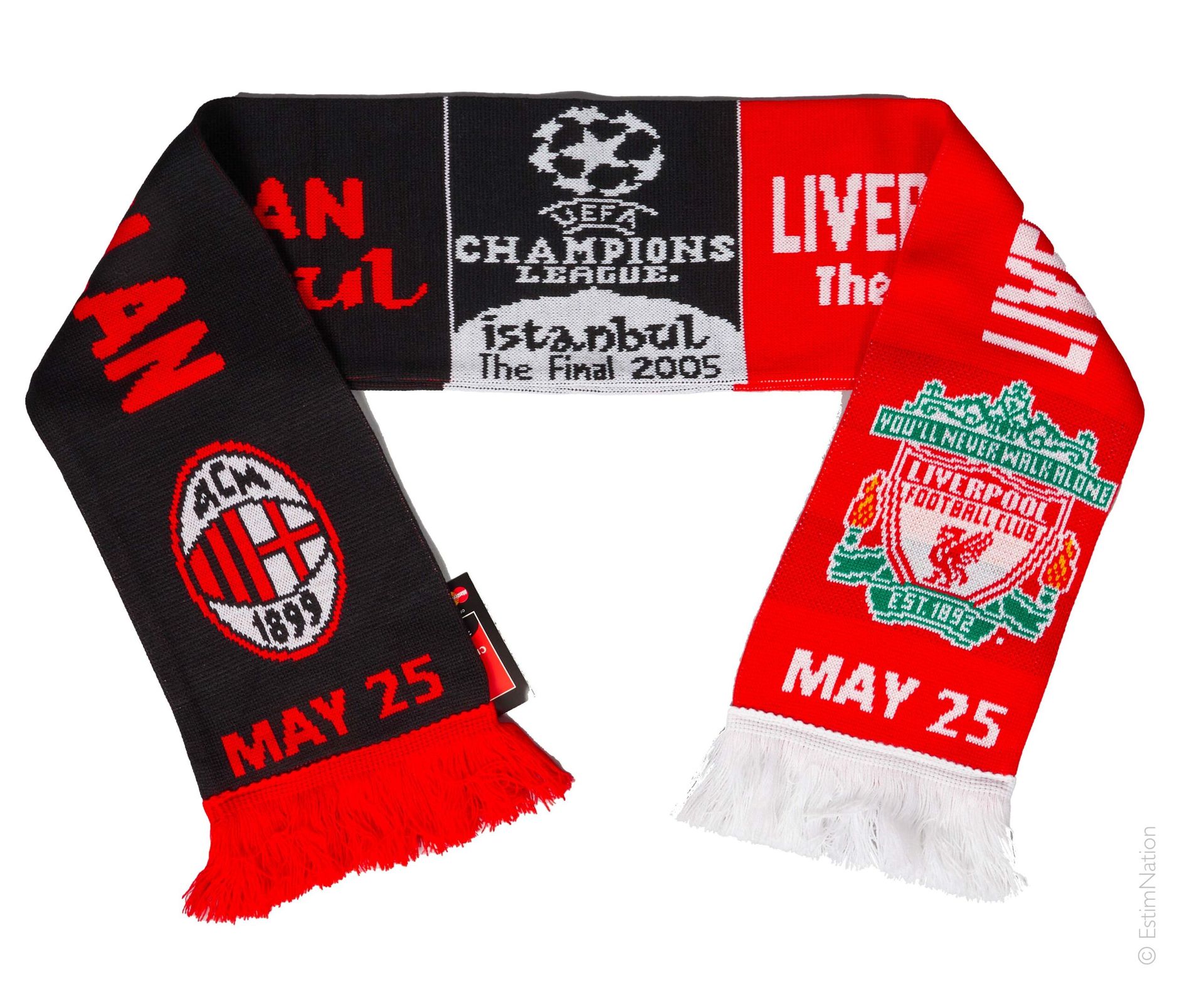 UEFA LIGUE DES CHAMPIONS ISTANBUL 2005 FINALE Official ECHARPE of the 2005 Champ&hellip;