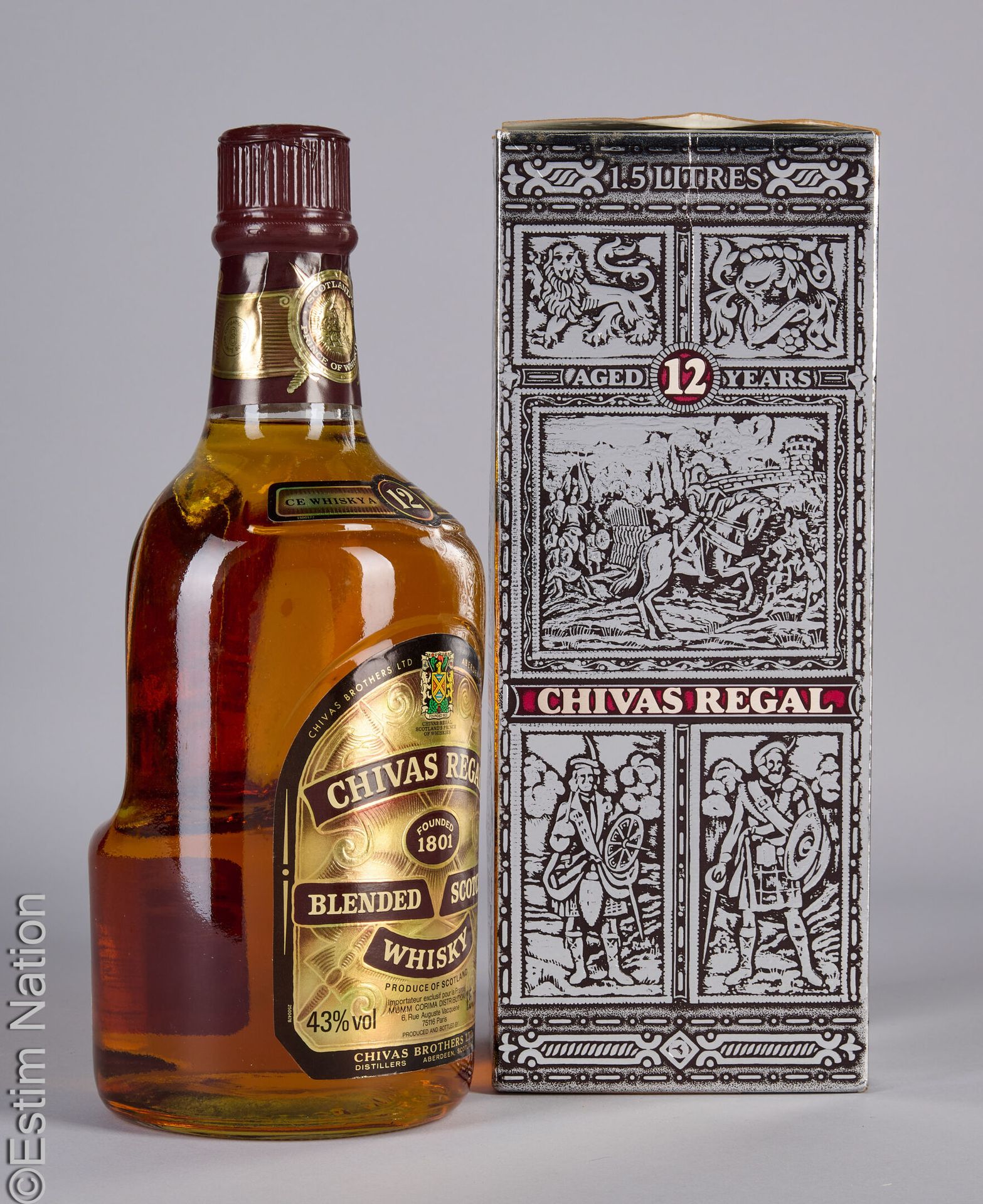 SPIRITUEUX 1 magnum WHISKY CHIVAS REGAL 12 ans Blend Scotch Whisky
(43%/1,5L) (C&hellip;