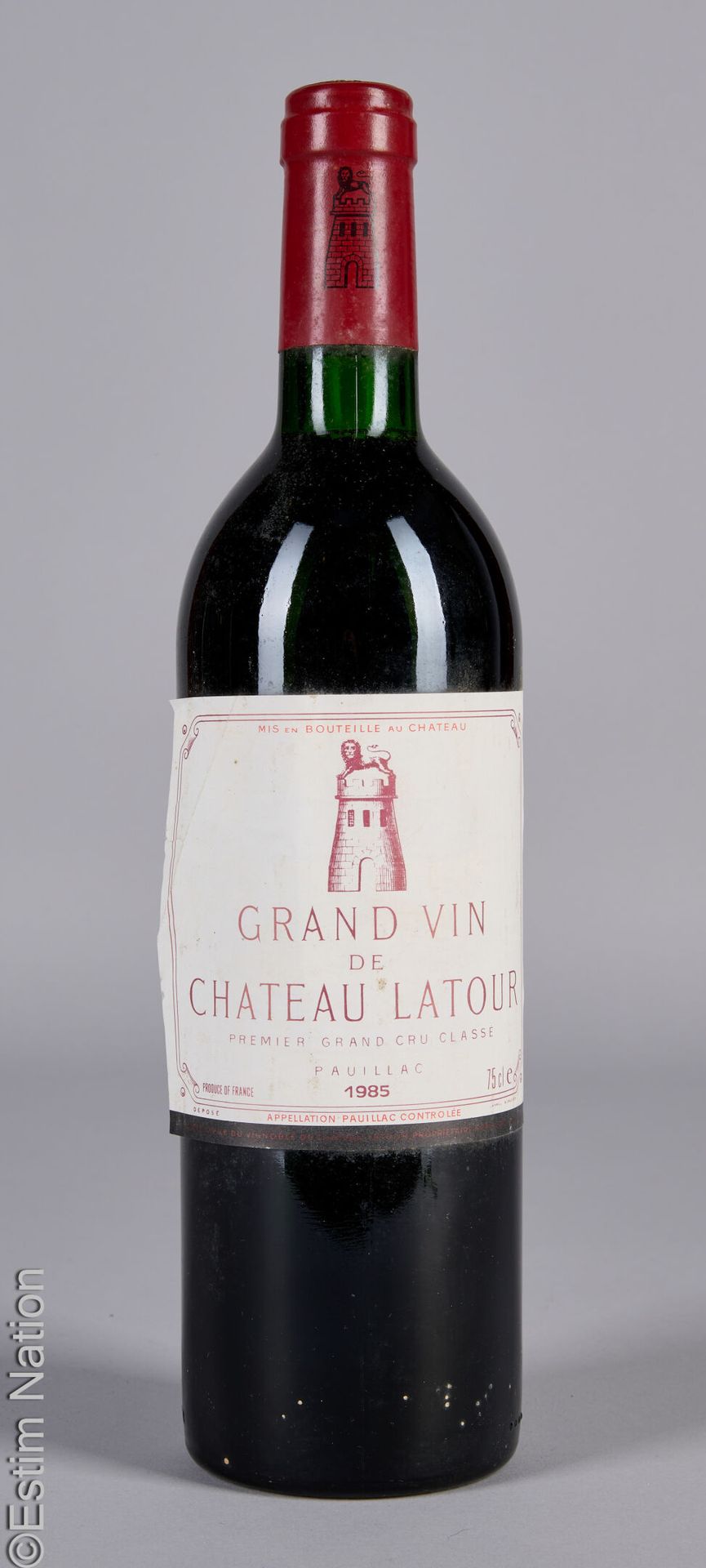 BORDEAUX 1 bouteille CHÂTEAU LATOUR 1985 1er GCC Pauillac
(N. Tlb, E. F, m, déco&hellip;