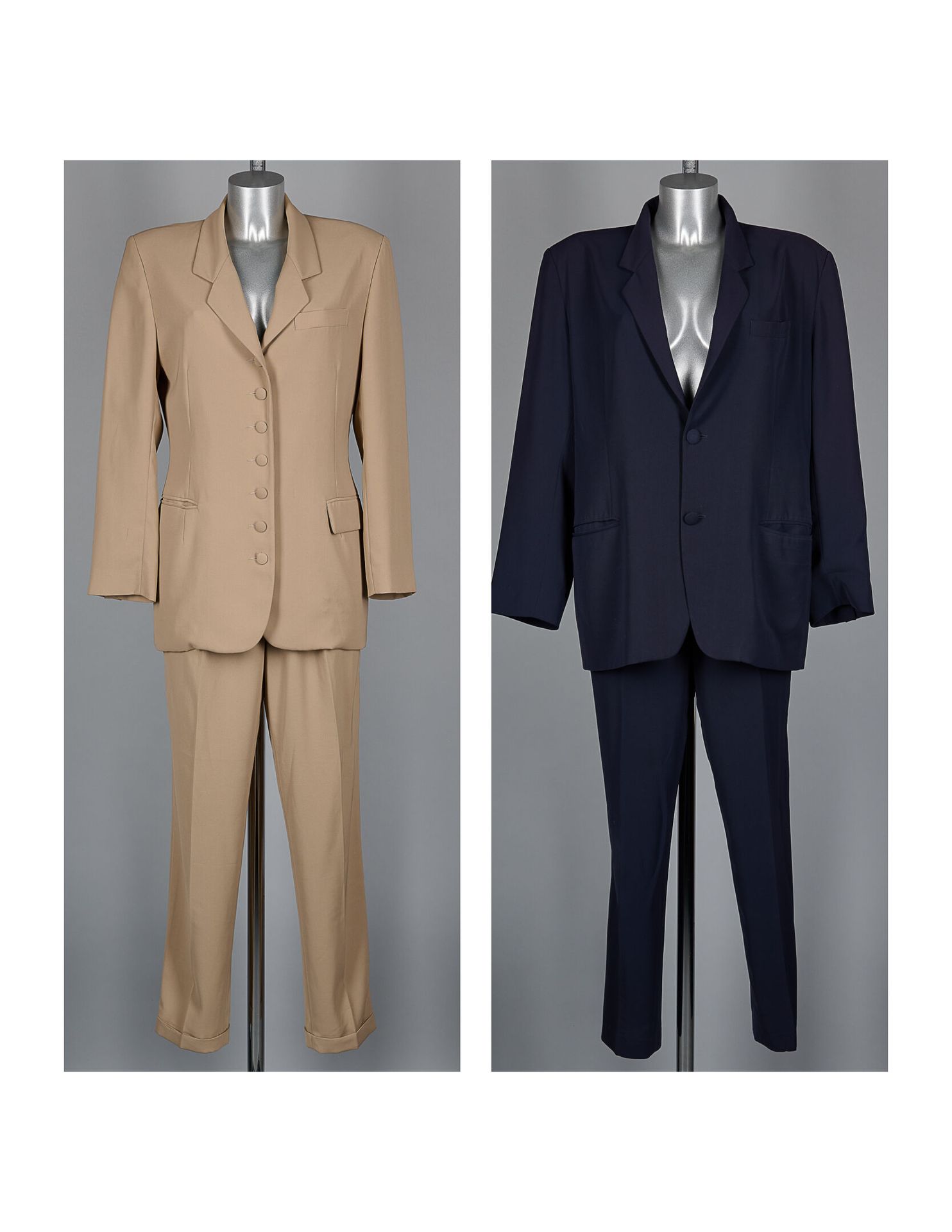 IRIE DEUX ENSEMBLES veste et pantalon en polyester : le premier beige (T L pour &hellip;